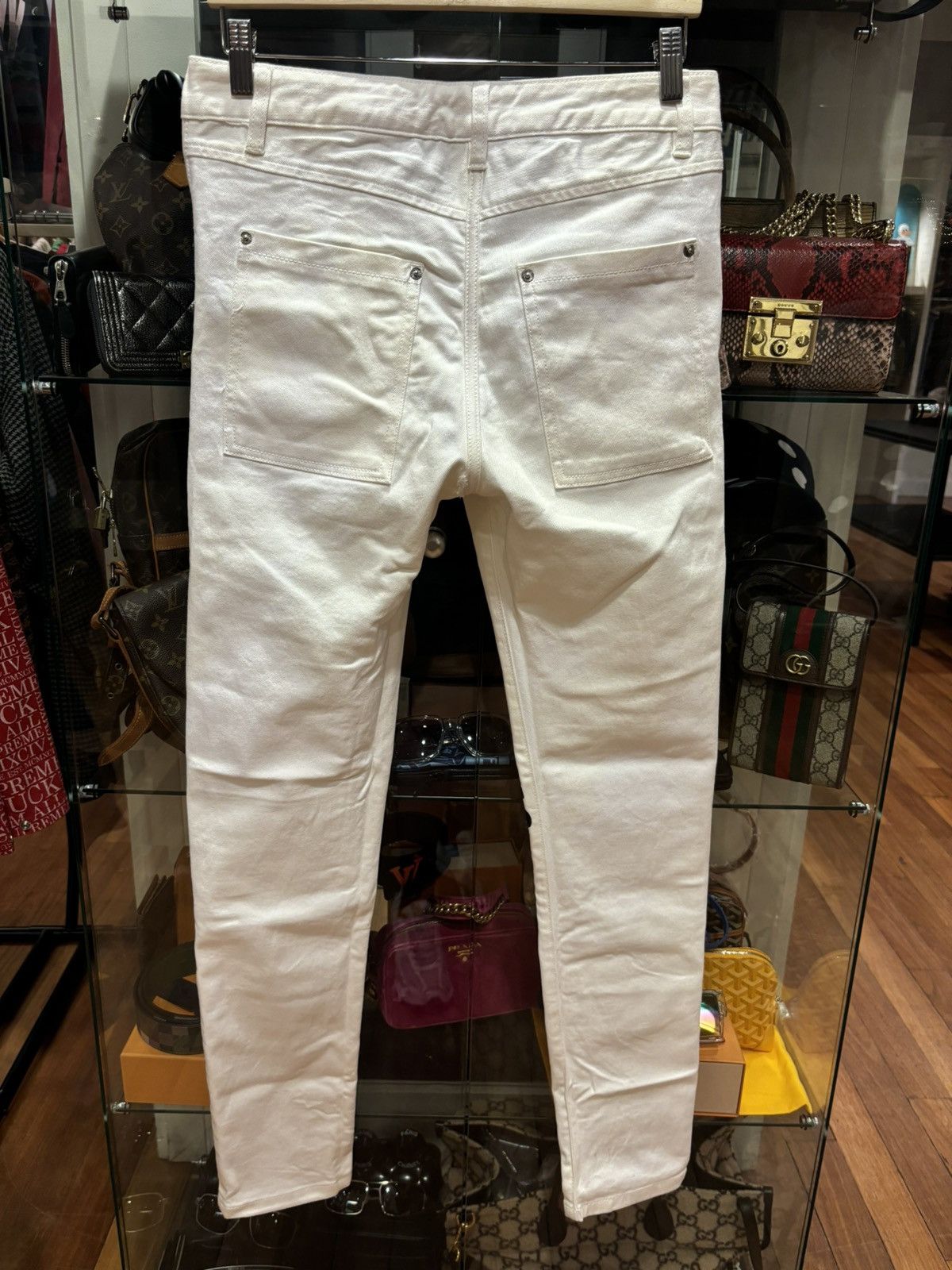 Hood By Air HBA astronaut leg denim jeans white Size US 30 / EU 46 - 4 Thumbnail