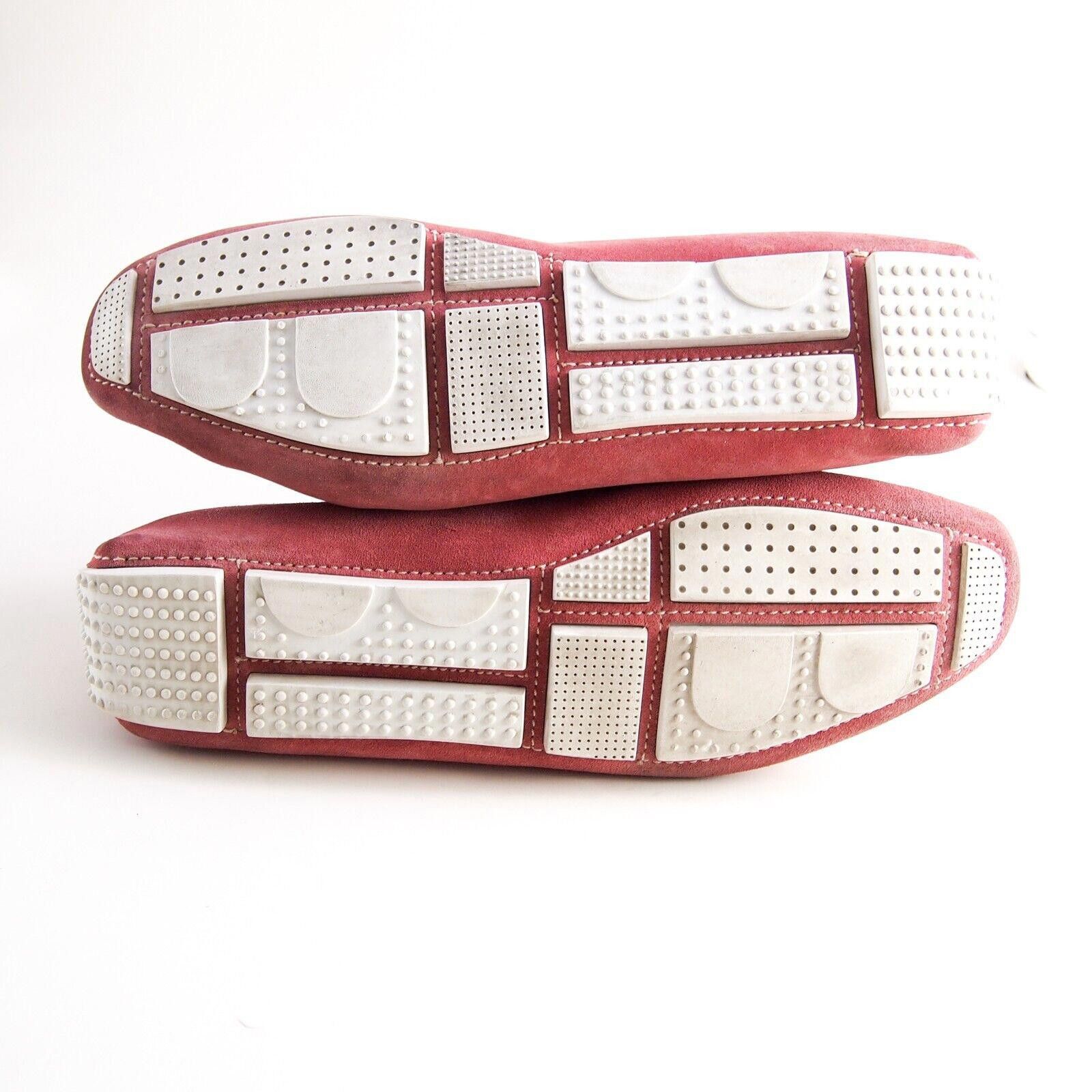 Tod's Bally Deandra Driving Loafers Red Suede EU 39.5 US 9 Size US 9 / IT 39 - 8 Thumbnail