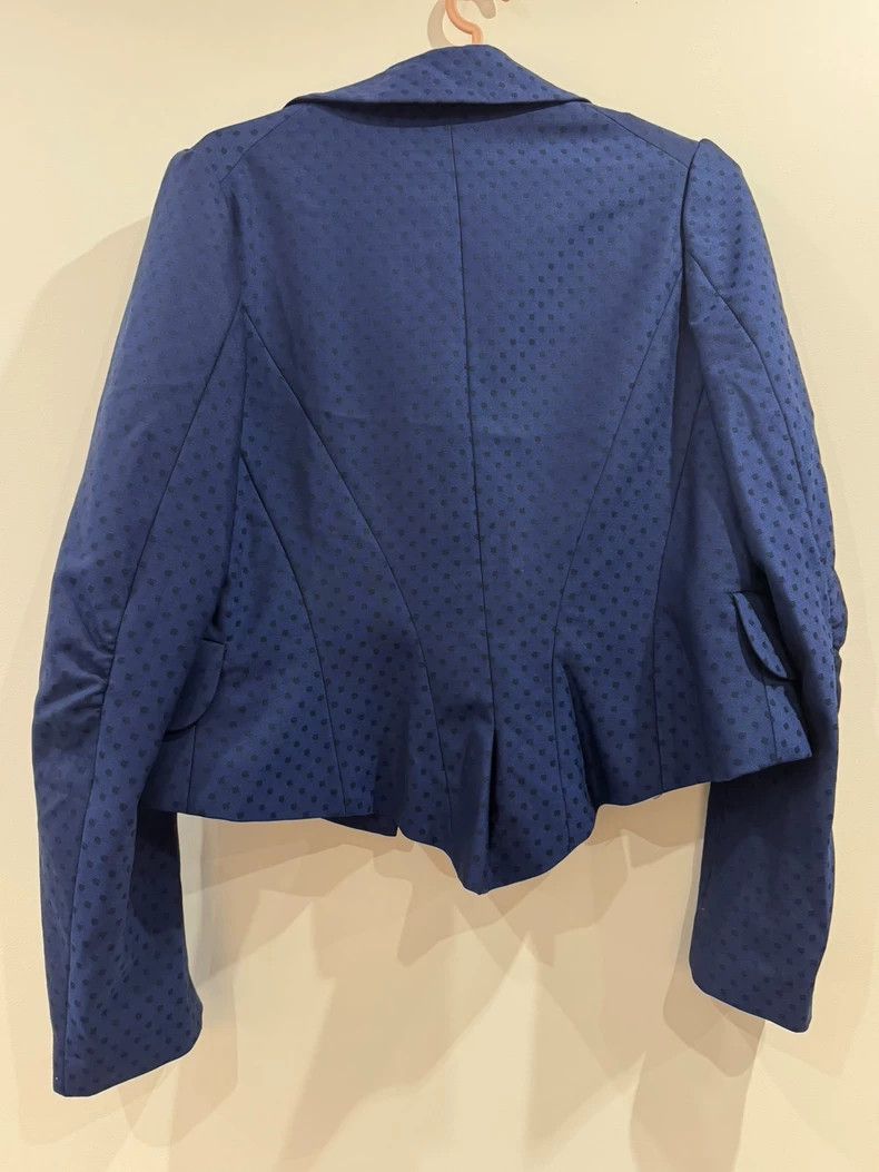 Comme des Garcons Comme Des Garcons Round neck blue polka dot jacket 2506-Nex Size M / US 6-8 / IT 42-44 - 4 Thumbnail