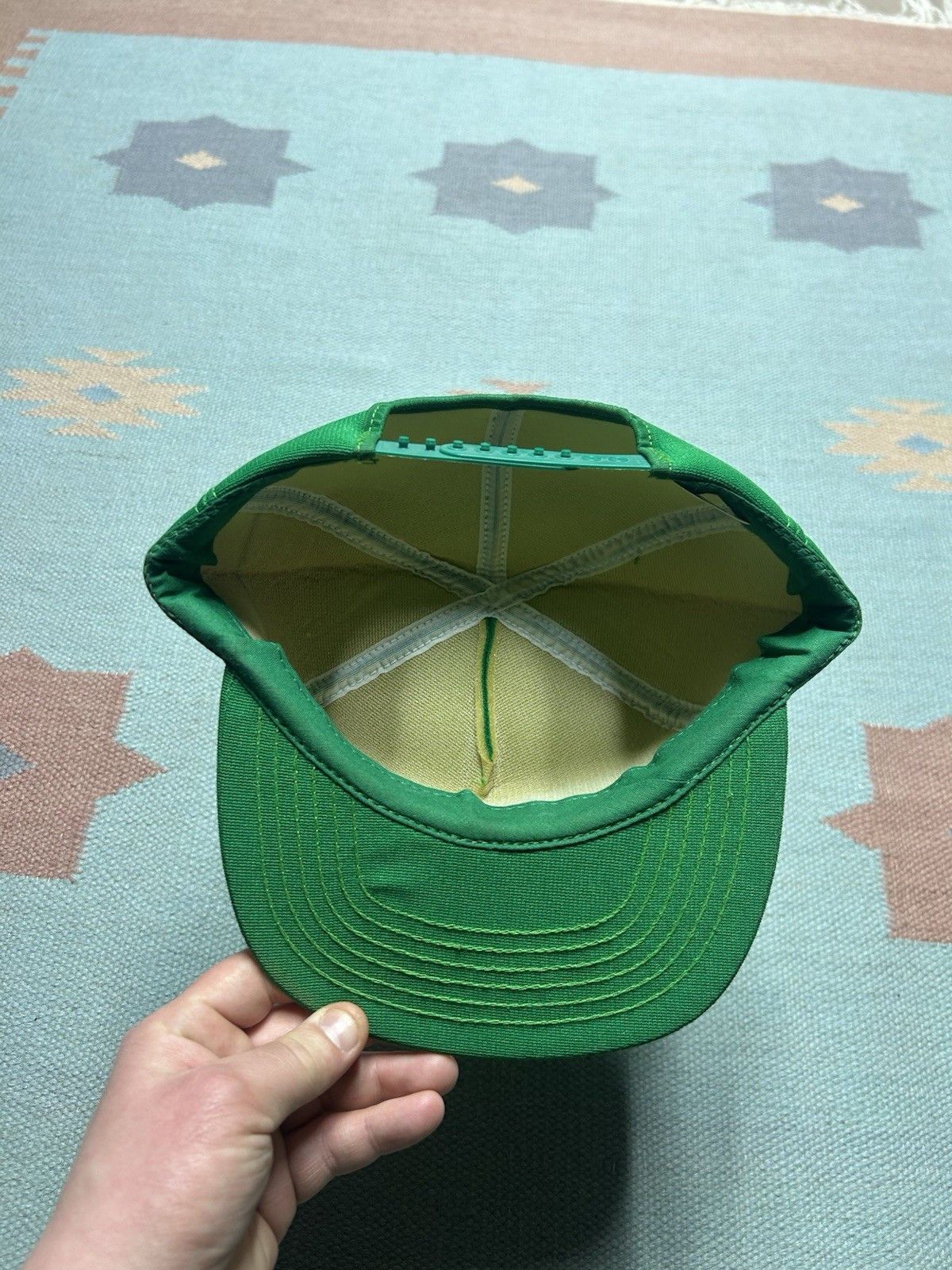 Vintage Vtg snapback hat Ittner bean grain auburn Michigan farm USA Size ONE SIZE - 5 Thumbnail