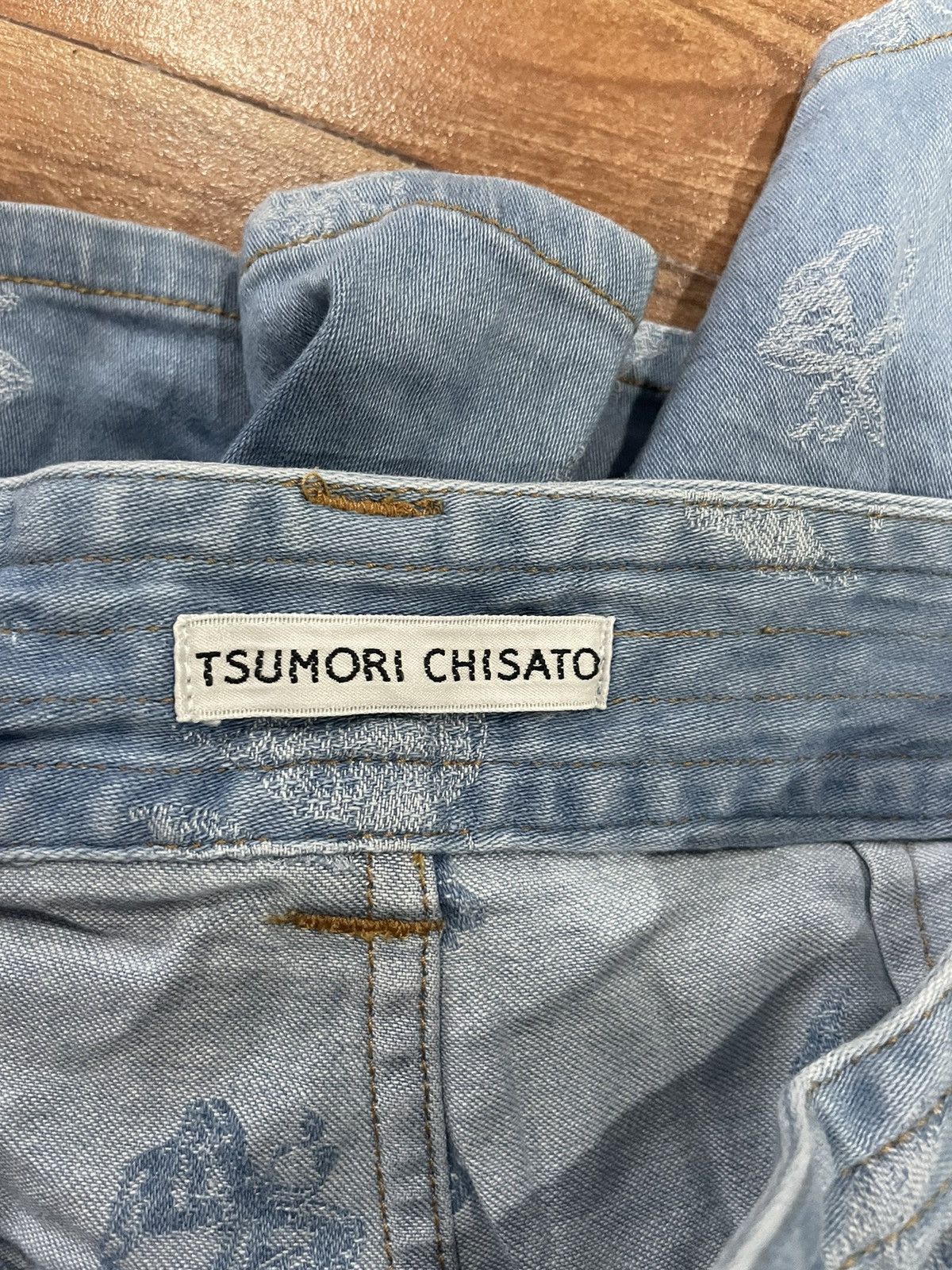 Tsumori Chisato Tsumori Chisato Denim Short Pants Size 32" / US 10 / IT 46 - 3 Thumbnail