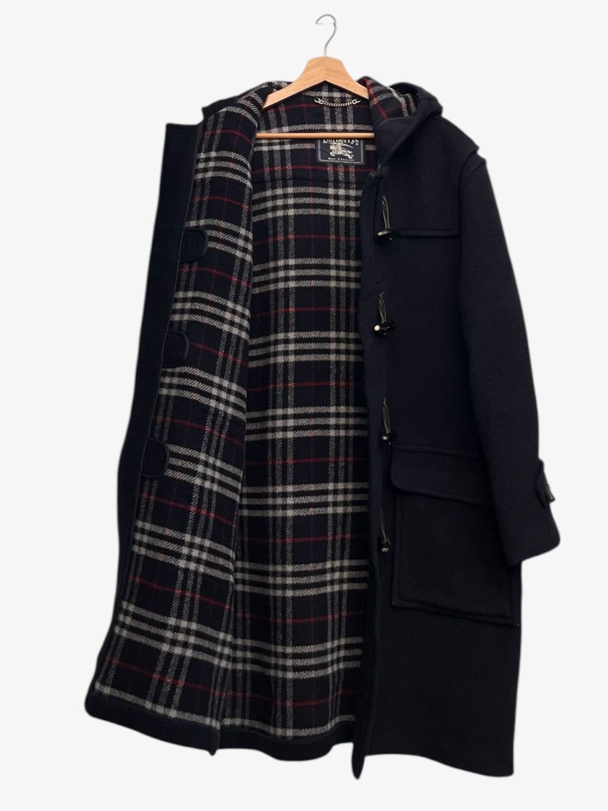 Burberry Vintage Burberrys Navy Wool Duffle Coat Size US S / EU 44-46 / 1 - 3 Thumbnail