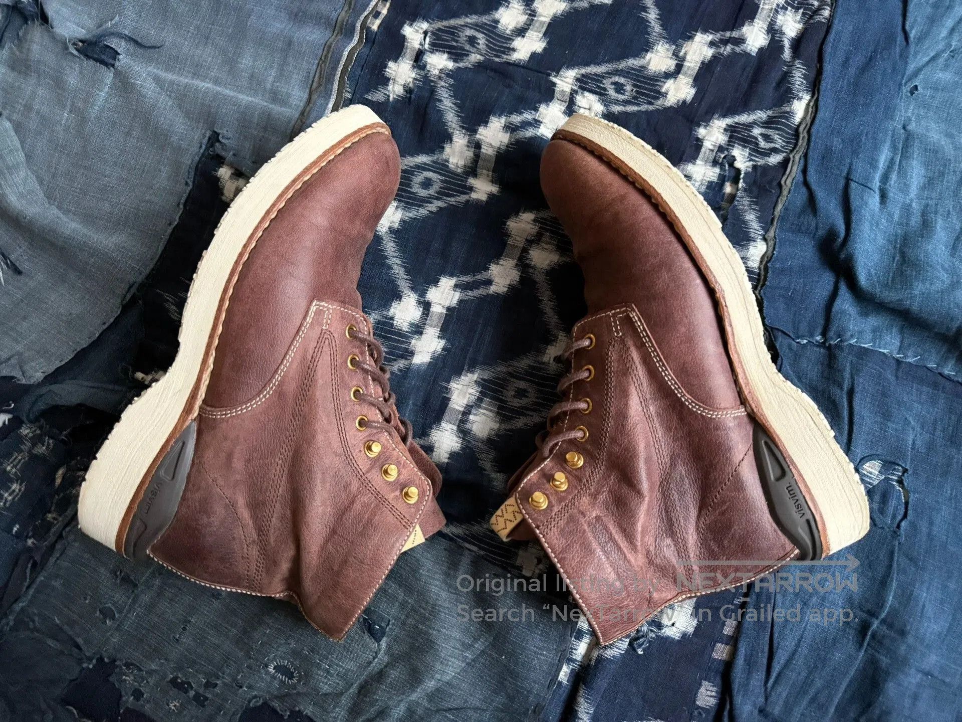 Visvim VISVIM Virgil Folk Boots in Dark Brown. Size US 8.5 / EU 41-42 - 4 Thumbnail