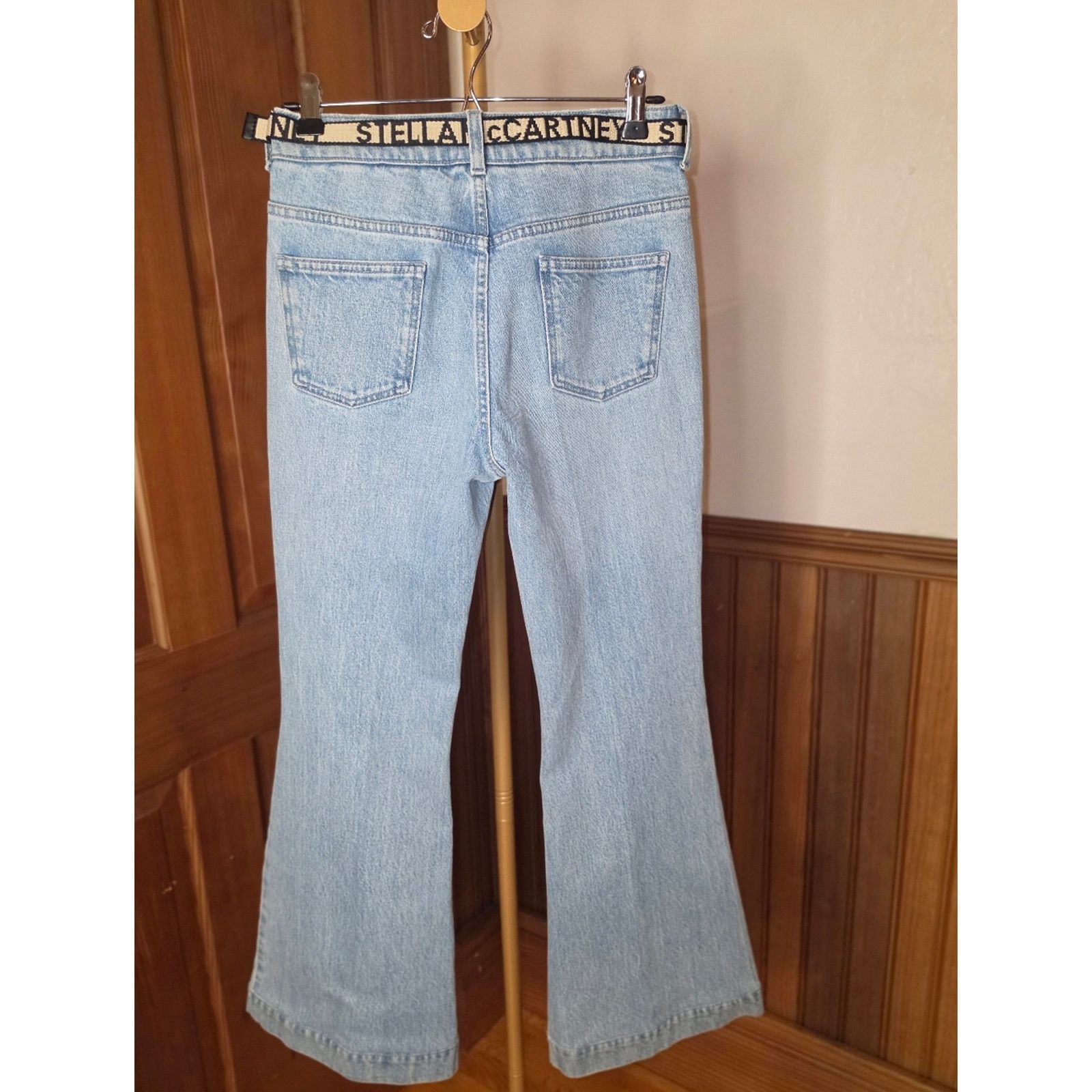 Stella McCartney Stella Mccartney Salt & Pepper Belted Mid-Rise Jeans 27 Size 27" / US 4 / IT 40 - 7 Thumbnail