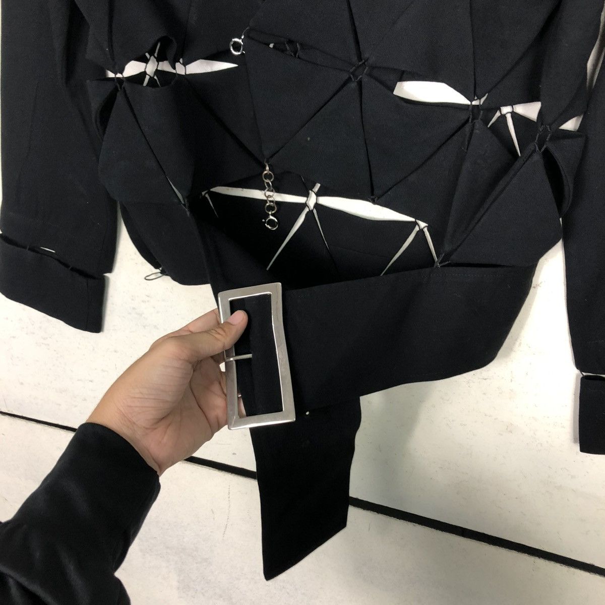 Yohji Yamamoto 🔥AN ORAL HISTORY YOHJI YAMAMOTO CROPPED JACKET Size US M / EU 48-50 / 2 - 21 Thumbnail