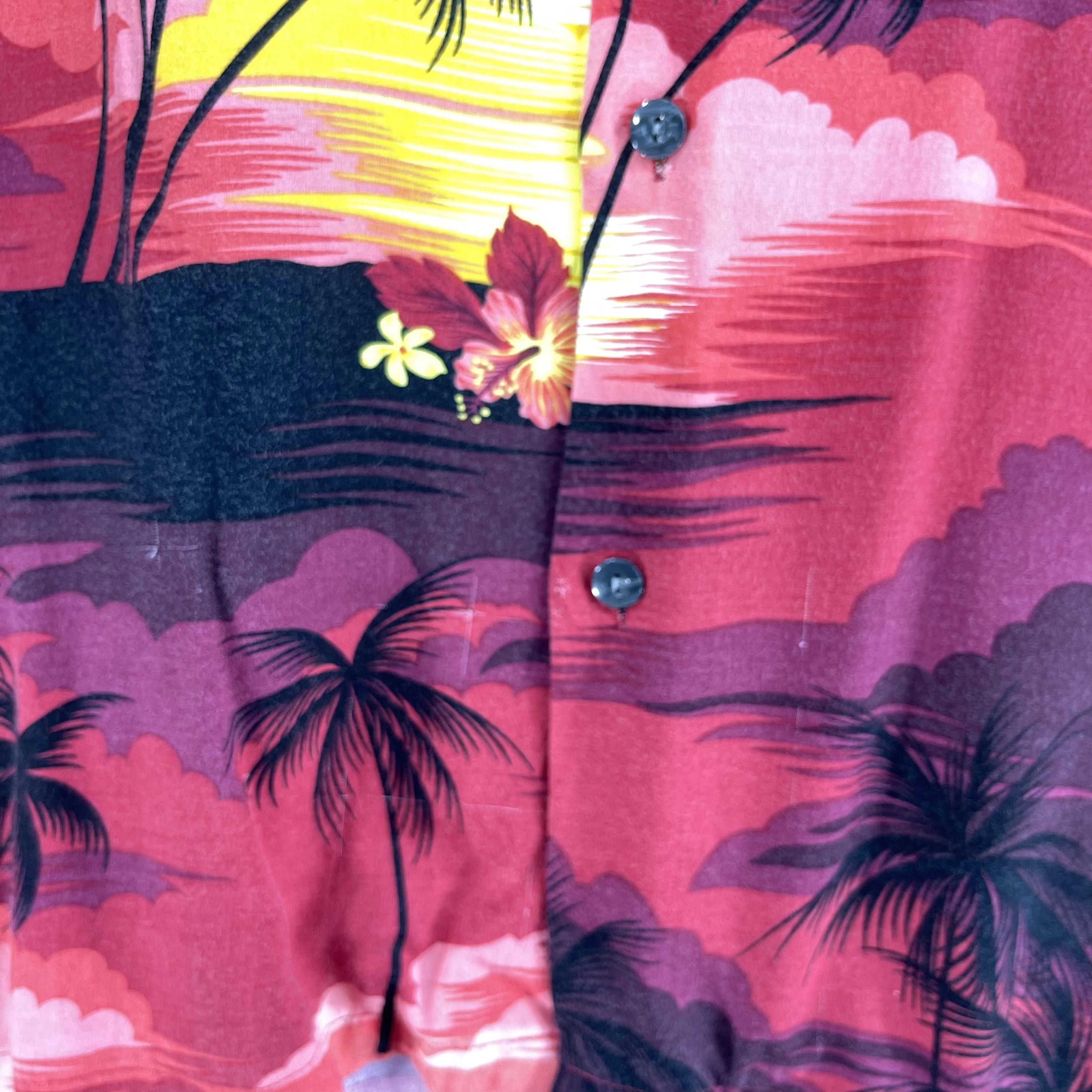 Japanese Brand × Vintage Vintage 90s Hawaiian Coconut Tree Aloha Beach Button Up Size US L / EU 52-54 / 3 - 5 Thumbnail