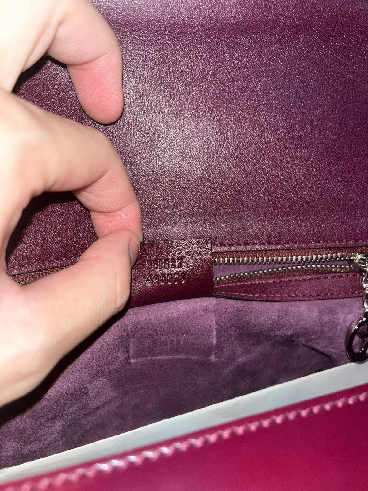 Gucci Gucci Burgundy Lady Lock Handbag Size ONE SIZE - 6 Thumbnail