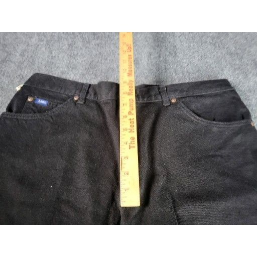 Lee Vintage Lee Genuine Jeans Men Sz 38X30 Black Straight Leg Wo Size US 38 / EU 54 - 3 Thumbnail