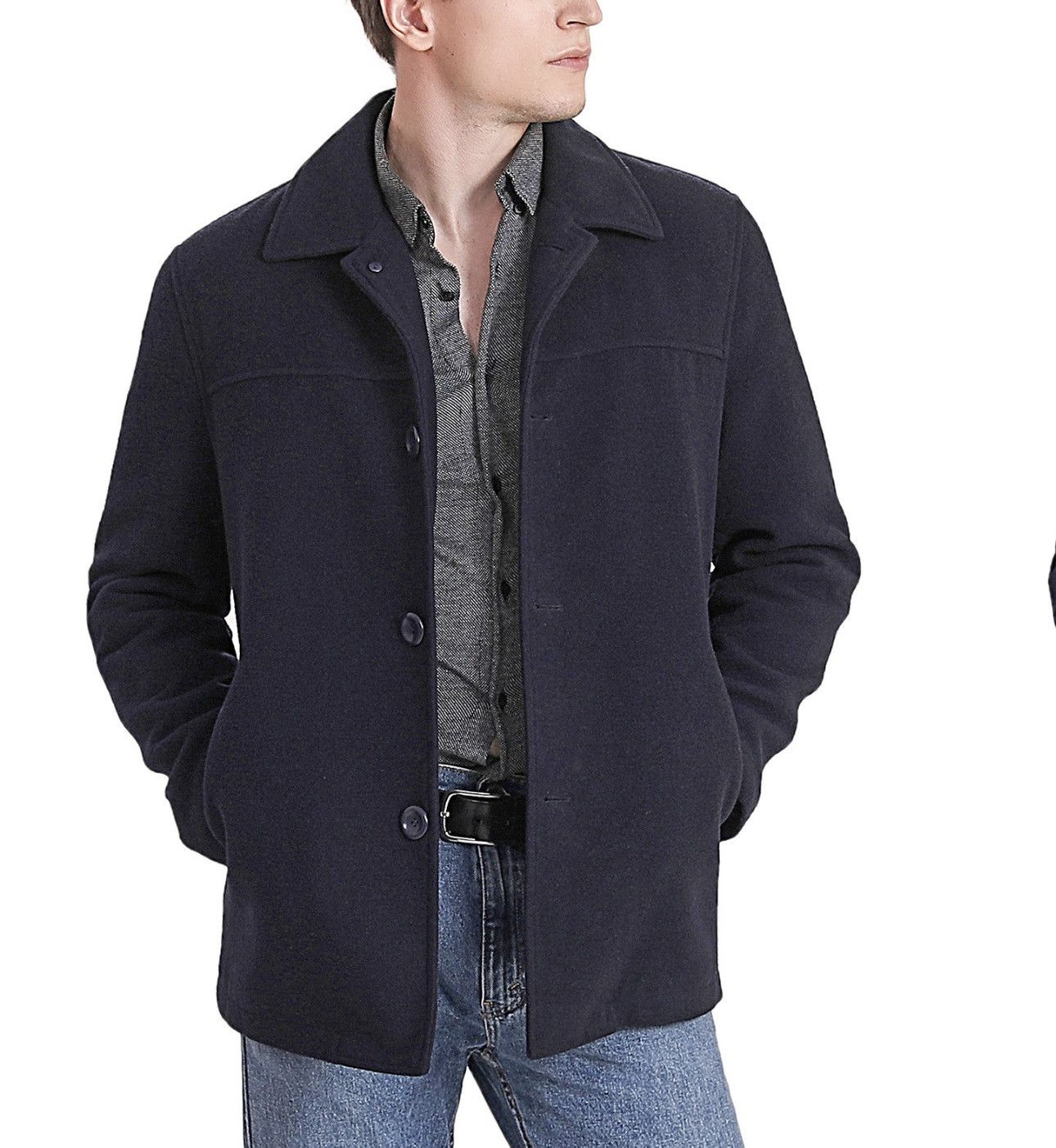 Tommy Hilfiger Tommy Hilfiger Wool Blend Peacoat Size US L / EU 52-54 / 3 - 2 Thumbnail