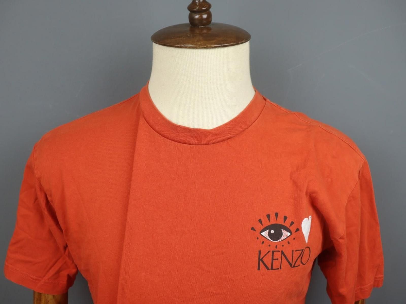Kenzo Kenzo Orange Crew Neck Casual Pullover Tee Shirt Size M Size US M / EU 48-50 / 2 - 11 Thumbnail