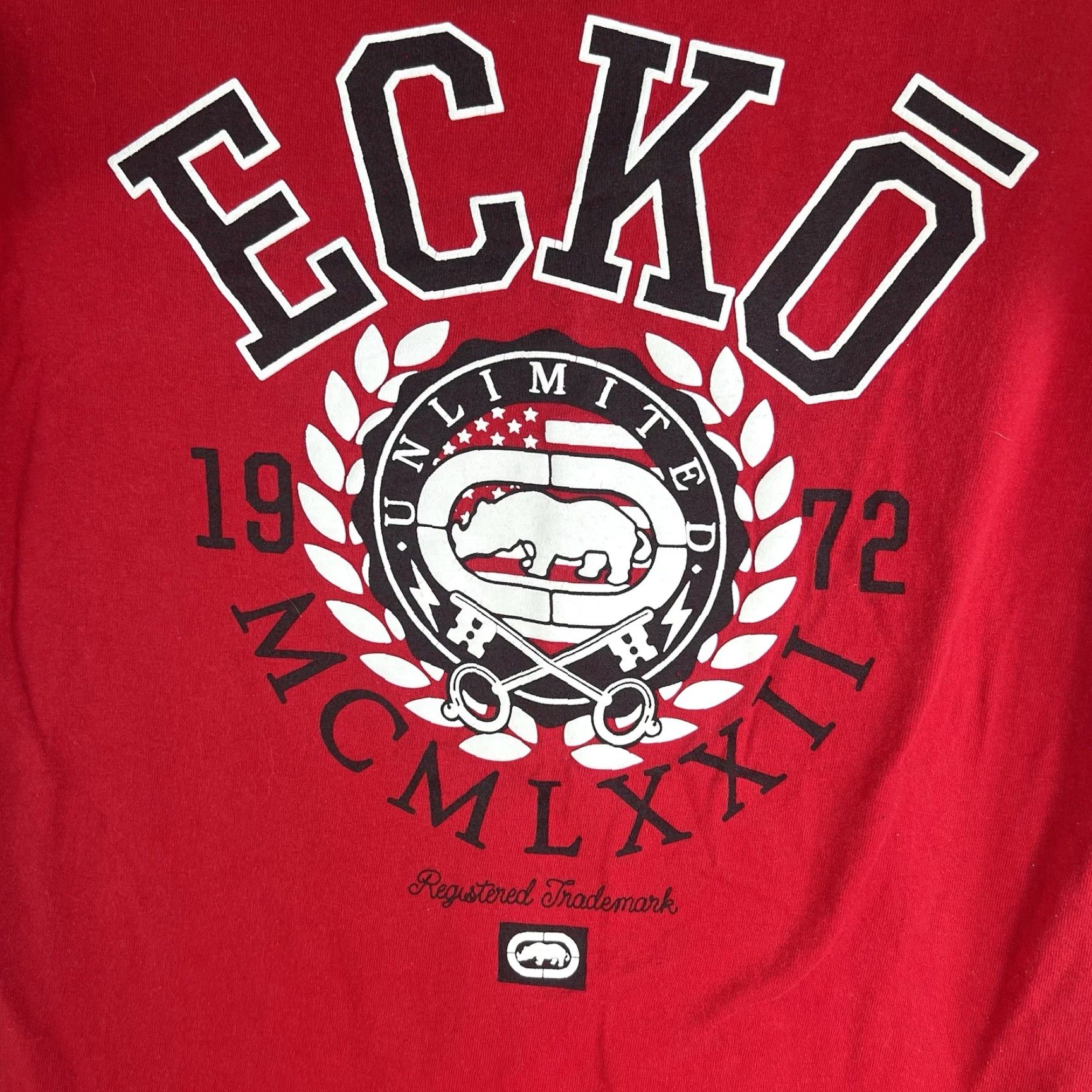 Ecko Unltd. ECKO Unltd. T-Shirt Adult M Red Graphic Short Sleeve Crew Neck Shirt Mens Size US M / EU 48-50 / 2 - 3 Thumbnail