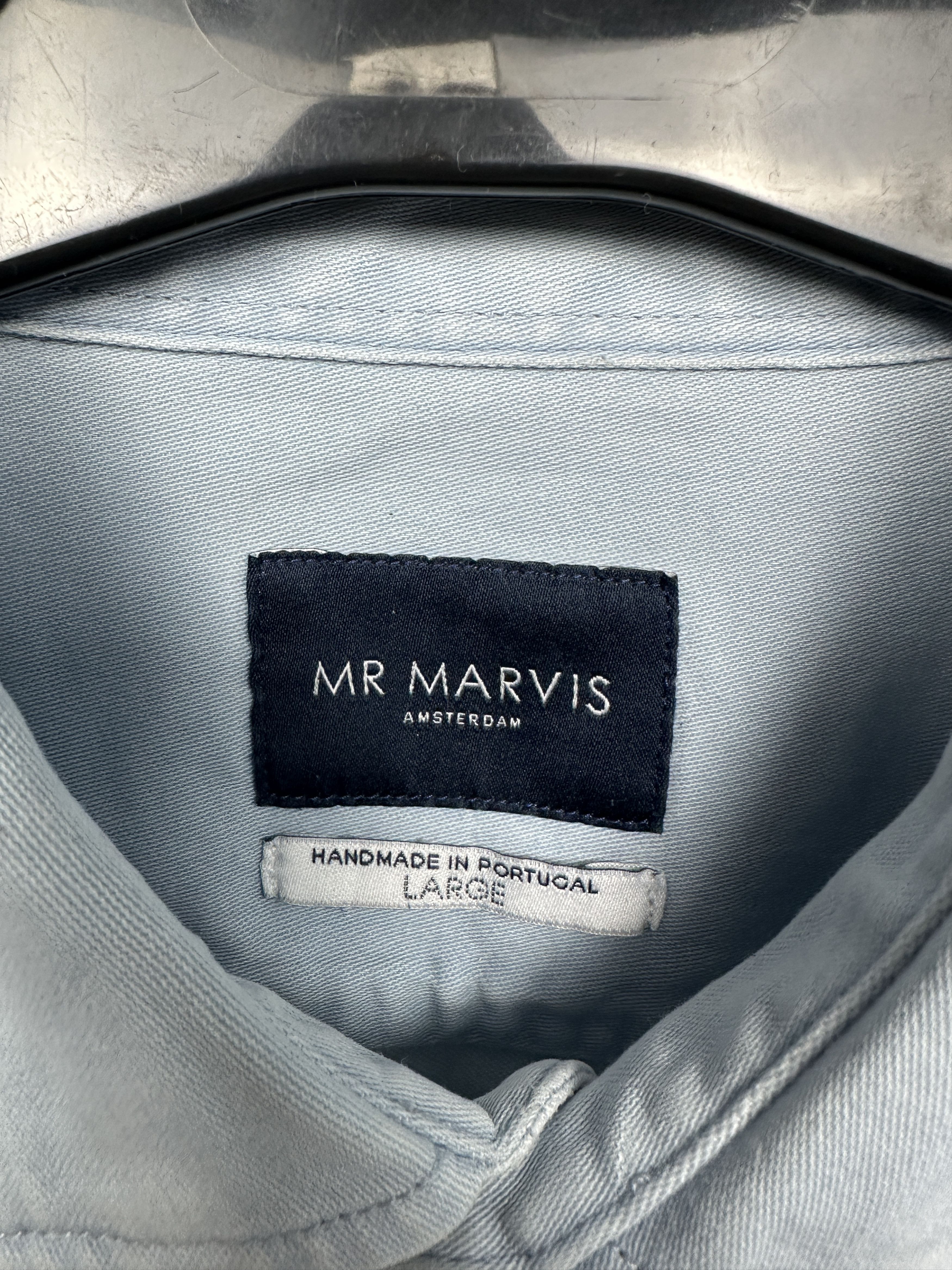 Other Mr. Marvis Mens Cotton Long Sleeve Shirt Size US L / EU 52-54 / 3 - 3 Thumbnail