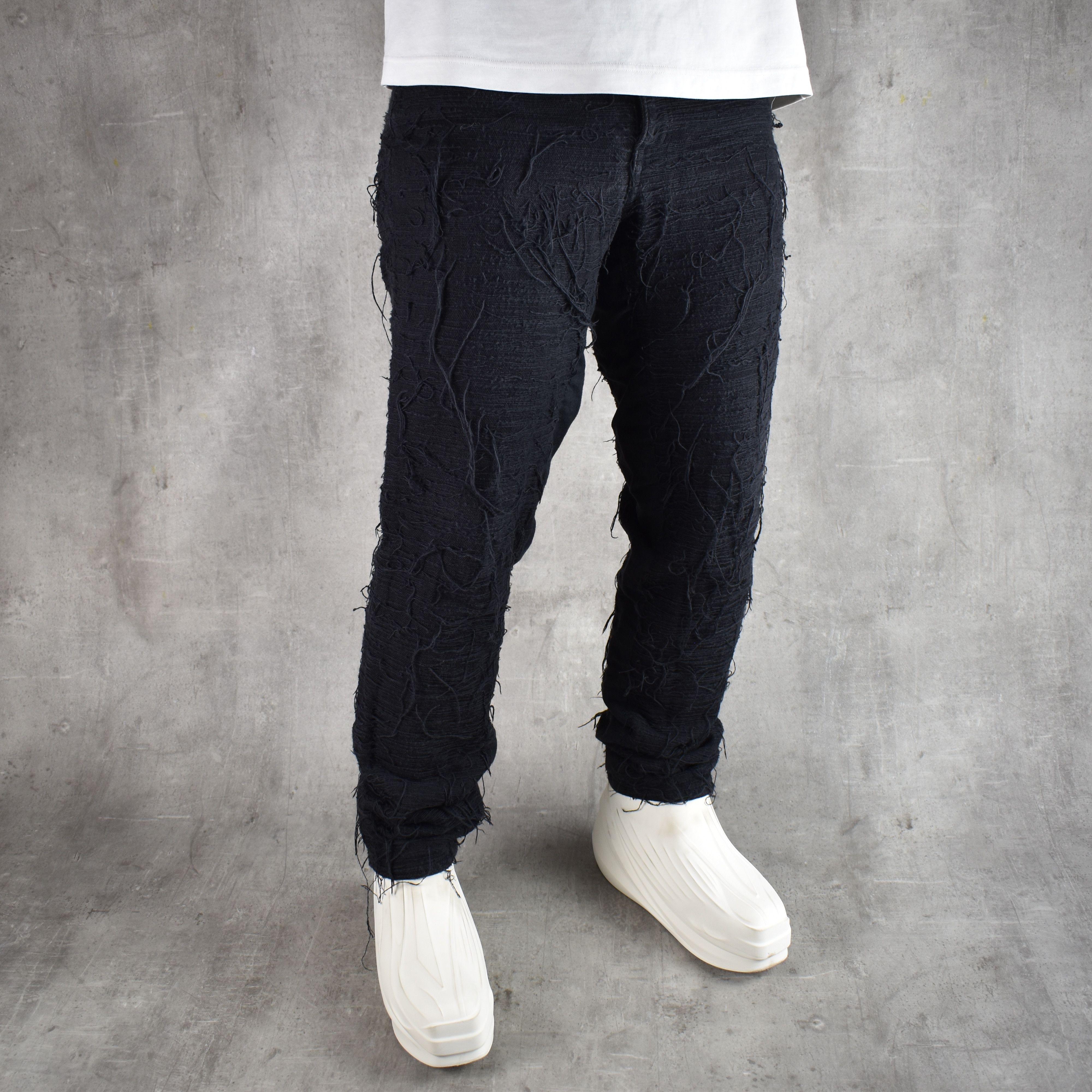 JOHN LAWRENCE SULLIVAN JOHN LAWRENCE SULLIVAN Distressed Egyptian Mummy Pants Size US 31 - 1 Thumbnail