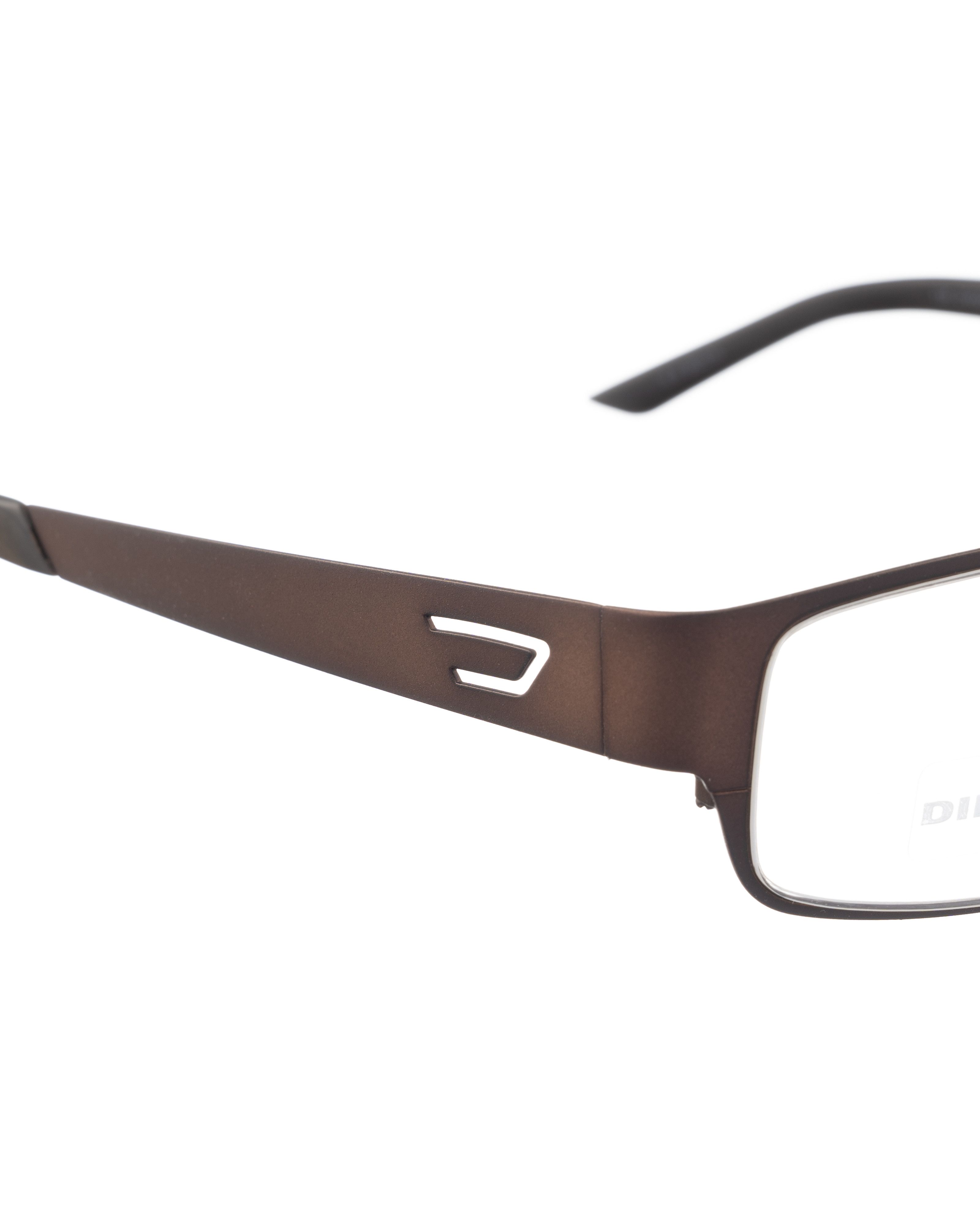 Diesel Diesel 00s Brown Metal Matte Glasses Size ONE SIZE - 3 Thumbnail