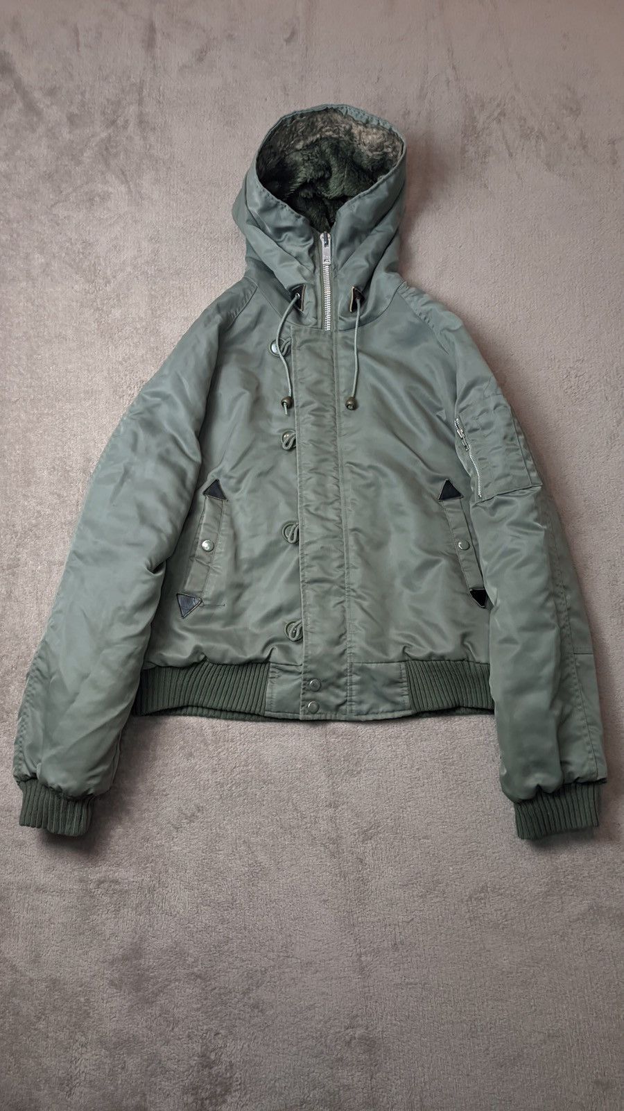 archive 抜けで johnbull N-2B n2b flight jacket