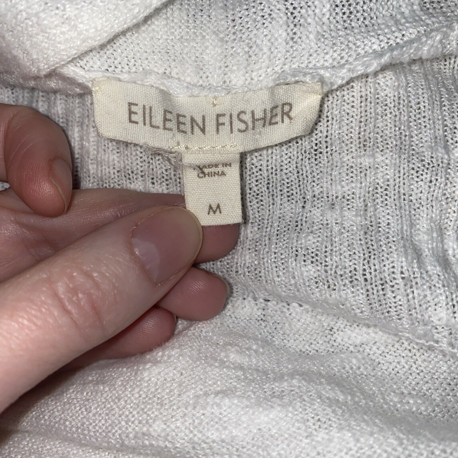 Eileen Fisher Eileen Fisher Linen cotton cardigan white women's Medium Size M / US 6-8 / IT 42-44 - 6 Thumbnail