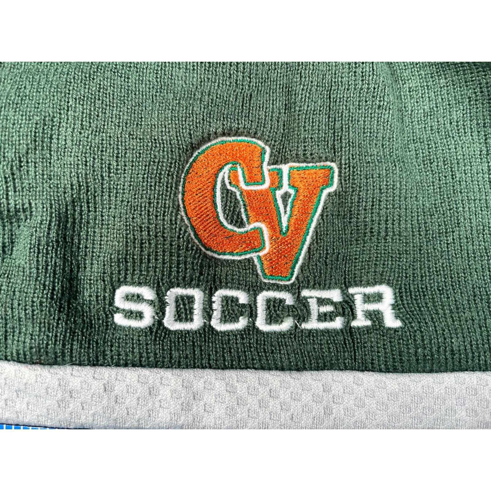 Vintage Campo Verde High School Beanie Toque Adult One Size Green Knit Cotton Polyester Size ONE SIZE - 2 Thumbnail
