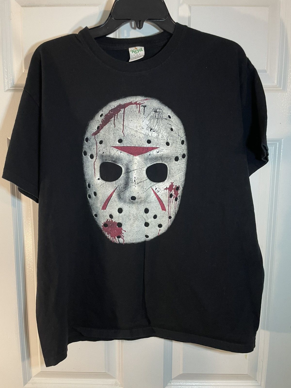 Vintage Vintage 90s Jason Friday the 13th Keya Horror Big Face Size US L / EU 52-54 / 3 - 1 Thumbnail