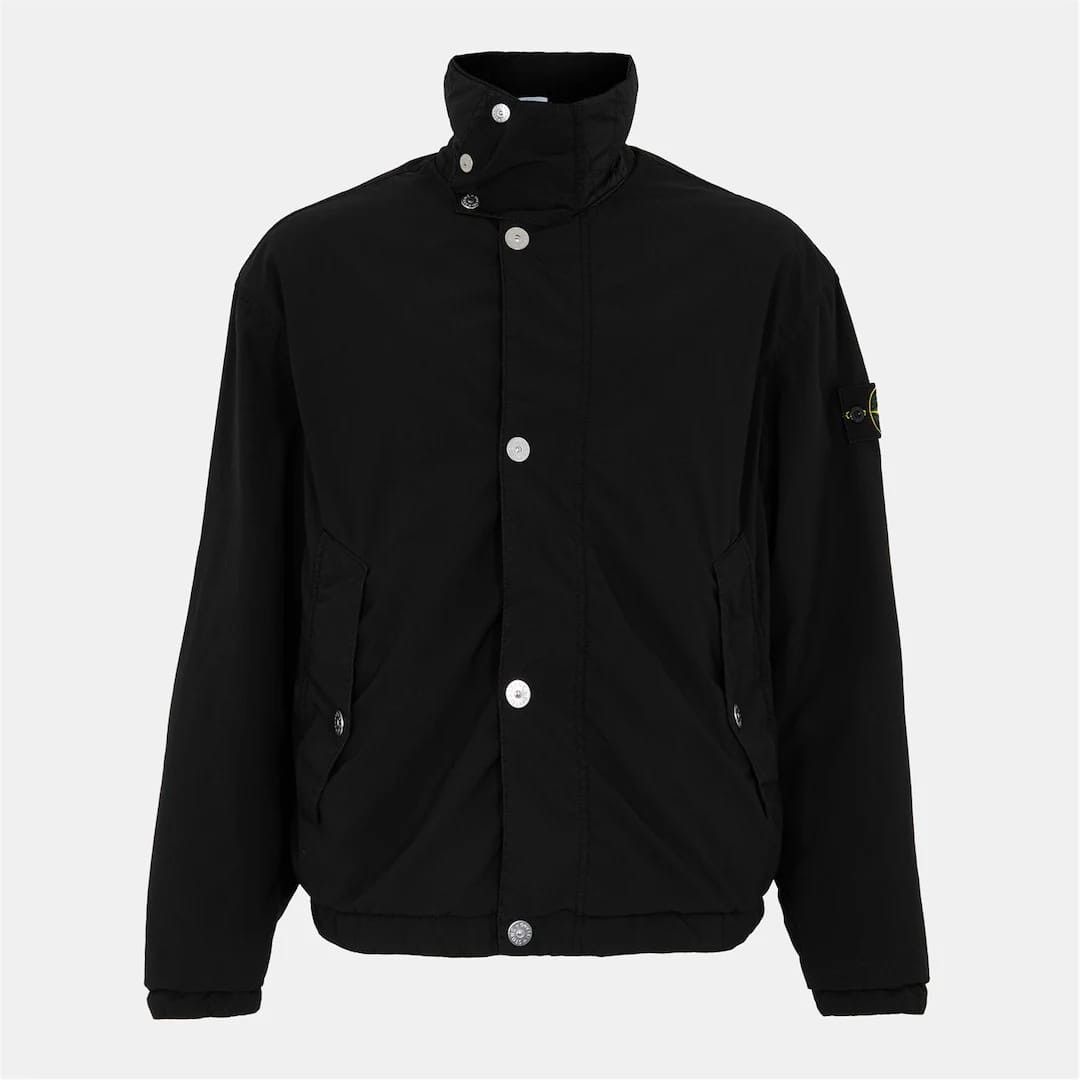 Stone Island o1g2r1mq0526 Coach Jacket in Nero Size US S / EU 44-46 / 1 - 1 Thumbnail