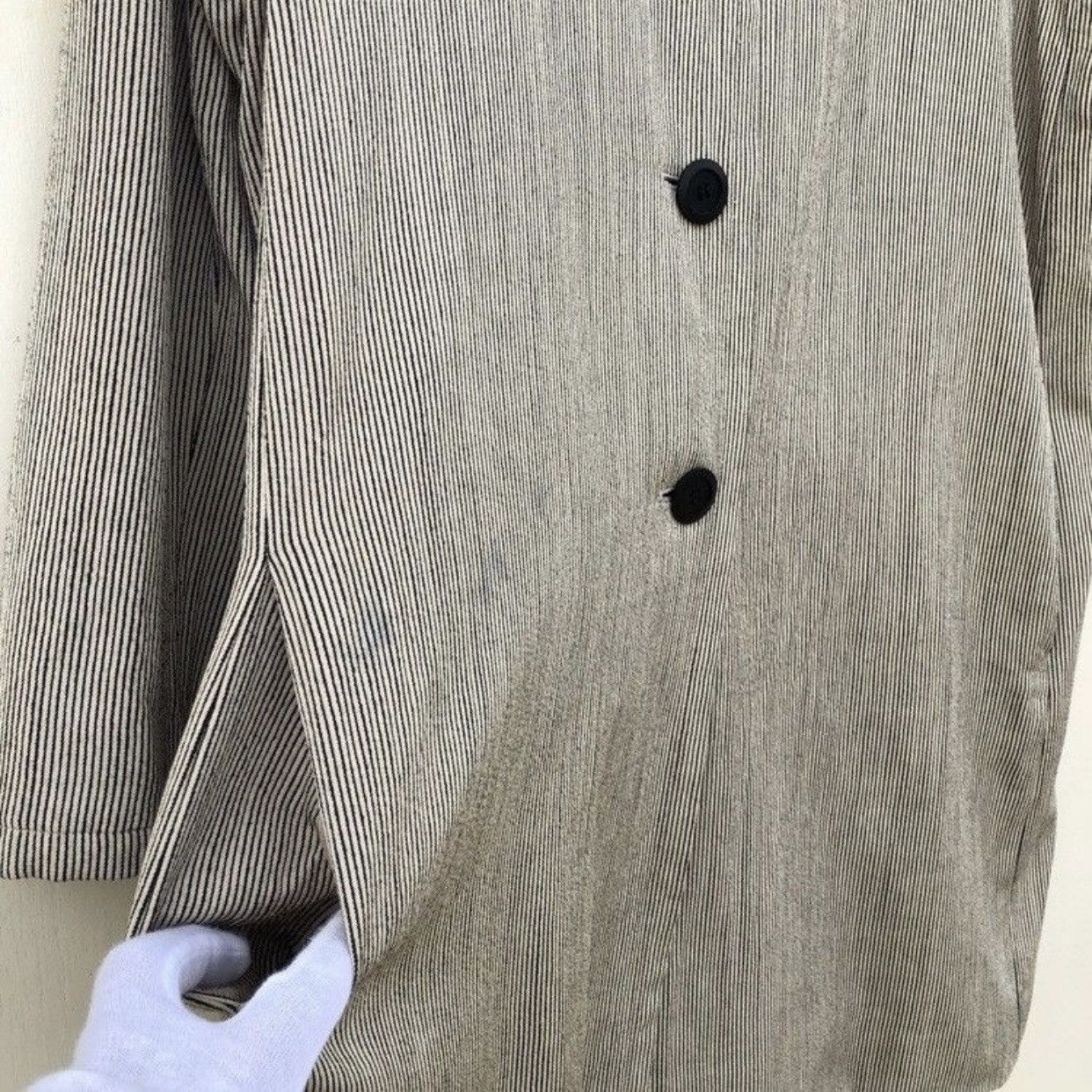 Givenchy Vintage Givenchy Couture Beige Cam Made In France Size XXS / US 00 / IT 34 - 3 Thumbnail