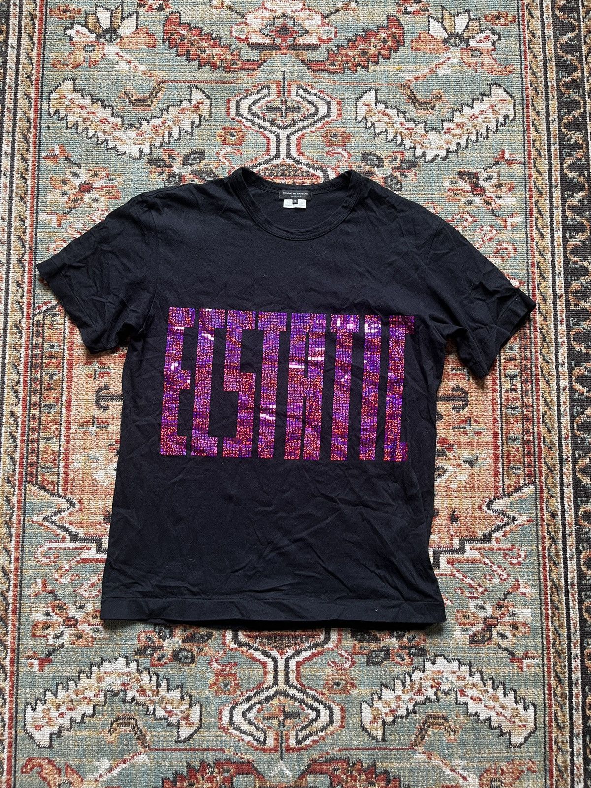 Comme des Garcons × Comme des Garcons Homme Plus 🪩Comme Des Garçons “ECSTATIC” T-Shirt Size US L / EU 52-54 / 3 - 1 Thumbnail
