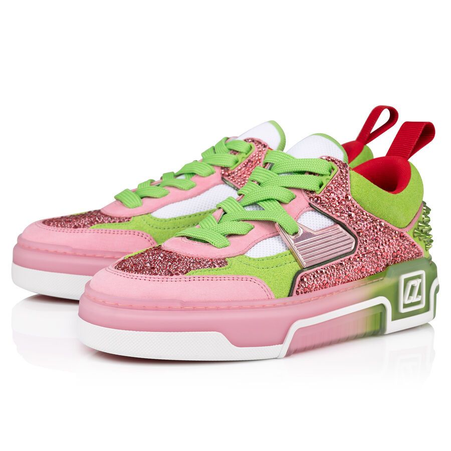 Christian Louboutin astroloubi strass pink/green Size US 10 / EU 43 - 1 Thumbnail