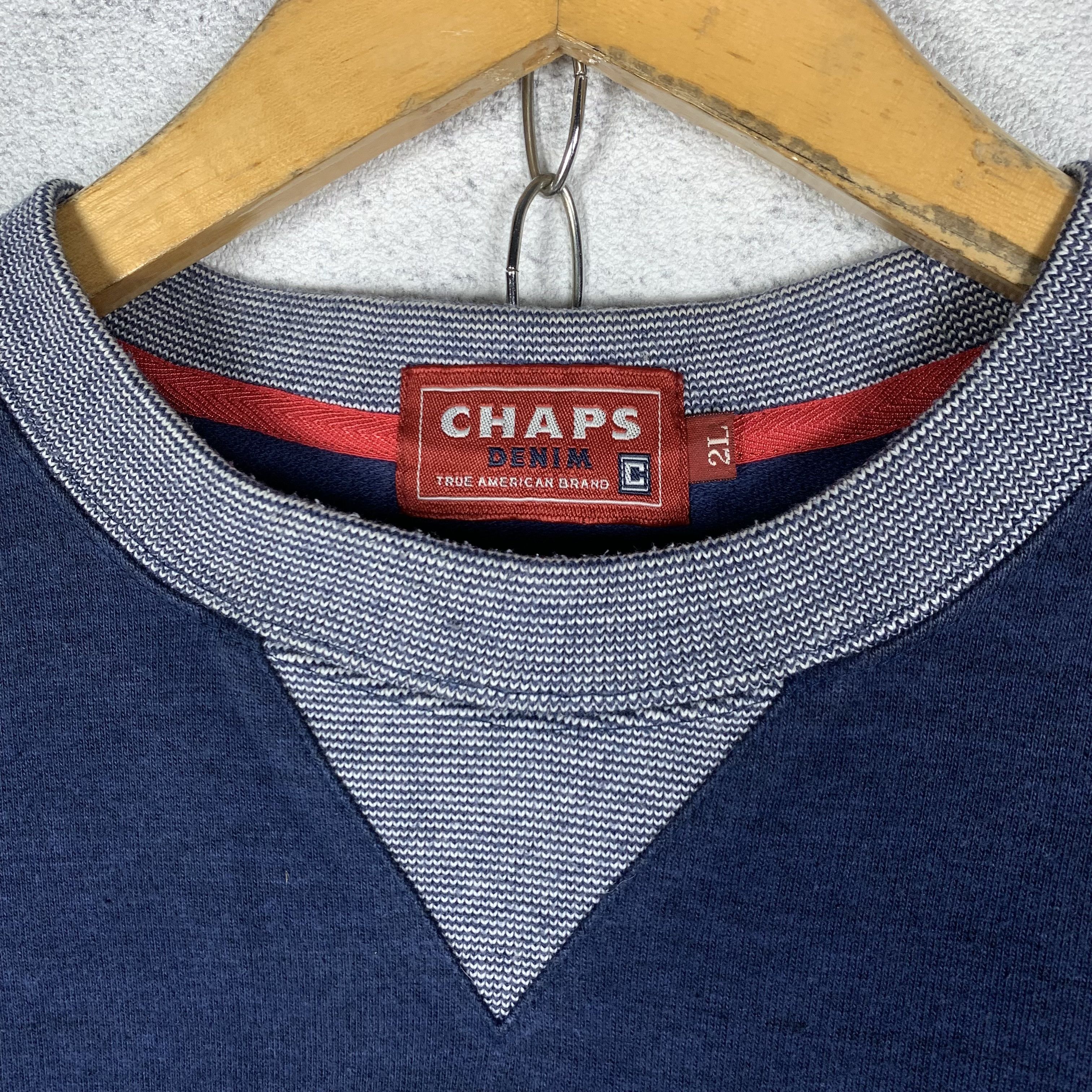 Chaps Ralph Lauren Chaps Denim Authentic Sweatshirt Crewneck Size US XL / EU 56 / 4 - 4 Thumbnail