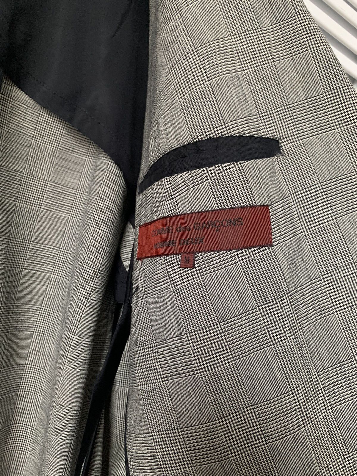 Comme des Garcons Comme des Garcons Homme Deux Double Braisted Blazer Size US L / EU 52-54 / 3 - 2 Thumbnail