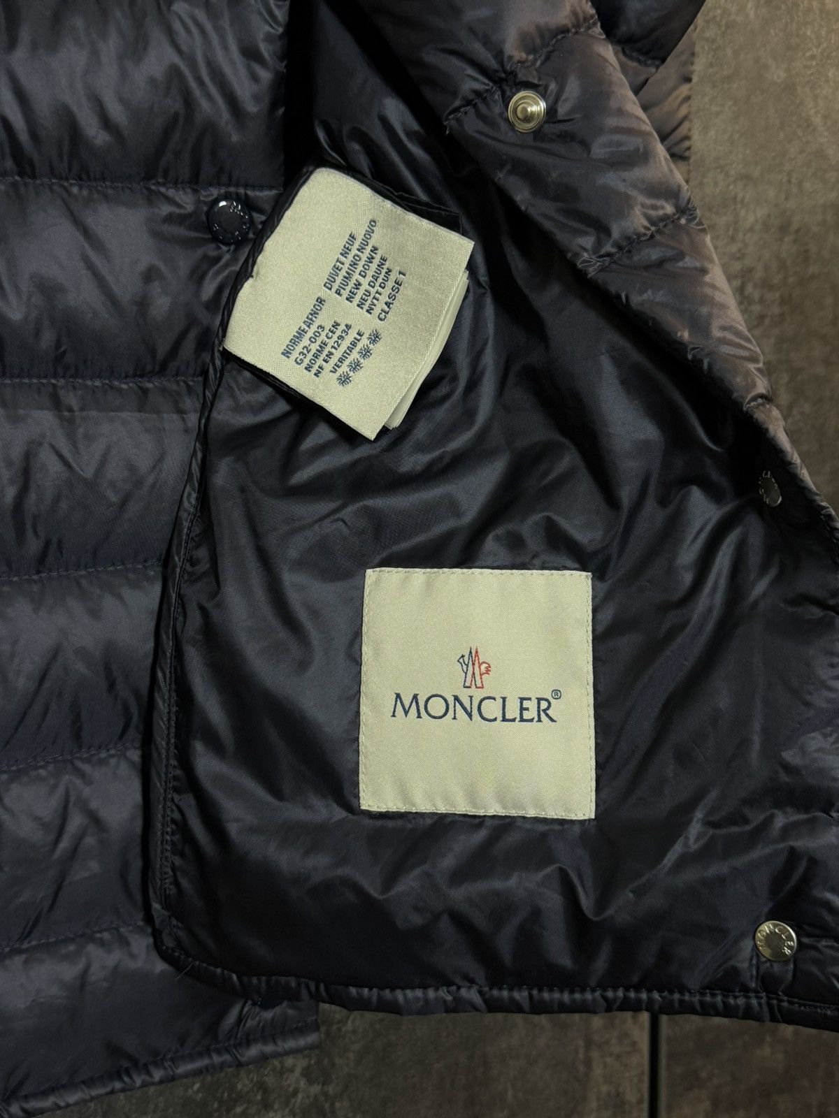 Moncler Moncler Vest Liane Gillet Rare Canada Goose Blue Acronym 424 Size US S / EU 44-46 / 1 - 9 Thumbnail