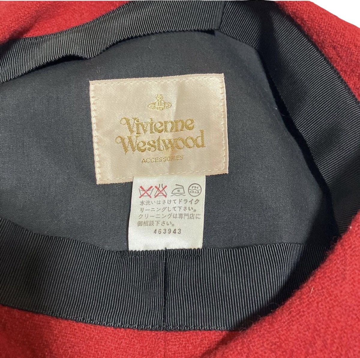 Vivienne Westwood Vivienne Westwood Red Spiral Top Beret -Embroidered Orb Logo Size ONE SIZE - 3 Thumbnail