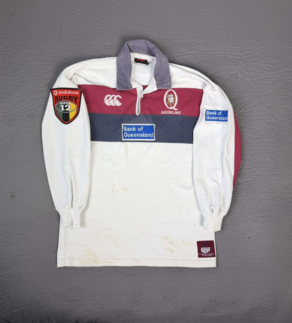 Canterbury of New Zealand Canterbury Queensland Reds 2000 Rugby Vintage Longsleeve Size US M / EU 48-50 / 2 - 1 Thumbnail
