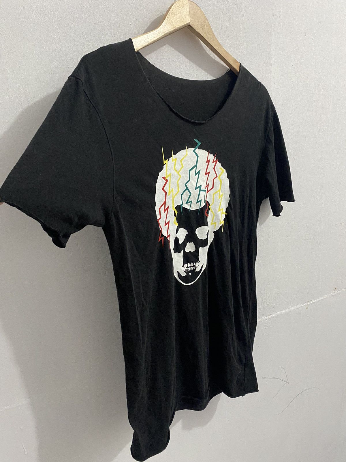 Lucien Pellat-Finet Paperthin Sunfaded Skull Tee Size US M / EU 48-50 / 2 - 3 Thumbnail