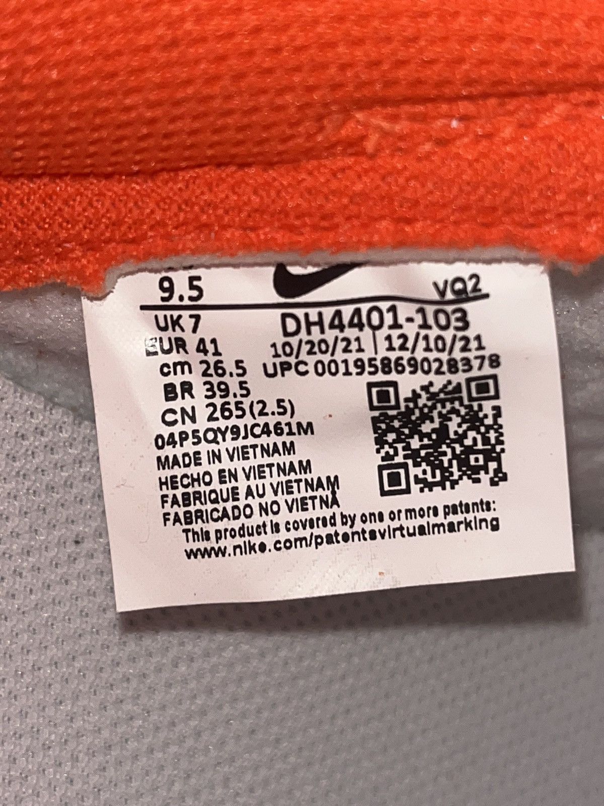 Nike Nike Dunk Low Orange Paisley Size US 9.5 / IT 39.5 - 9 Thumbnail