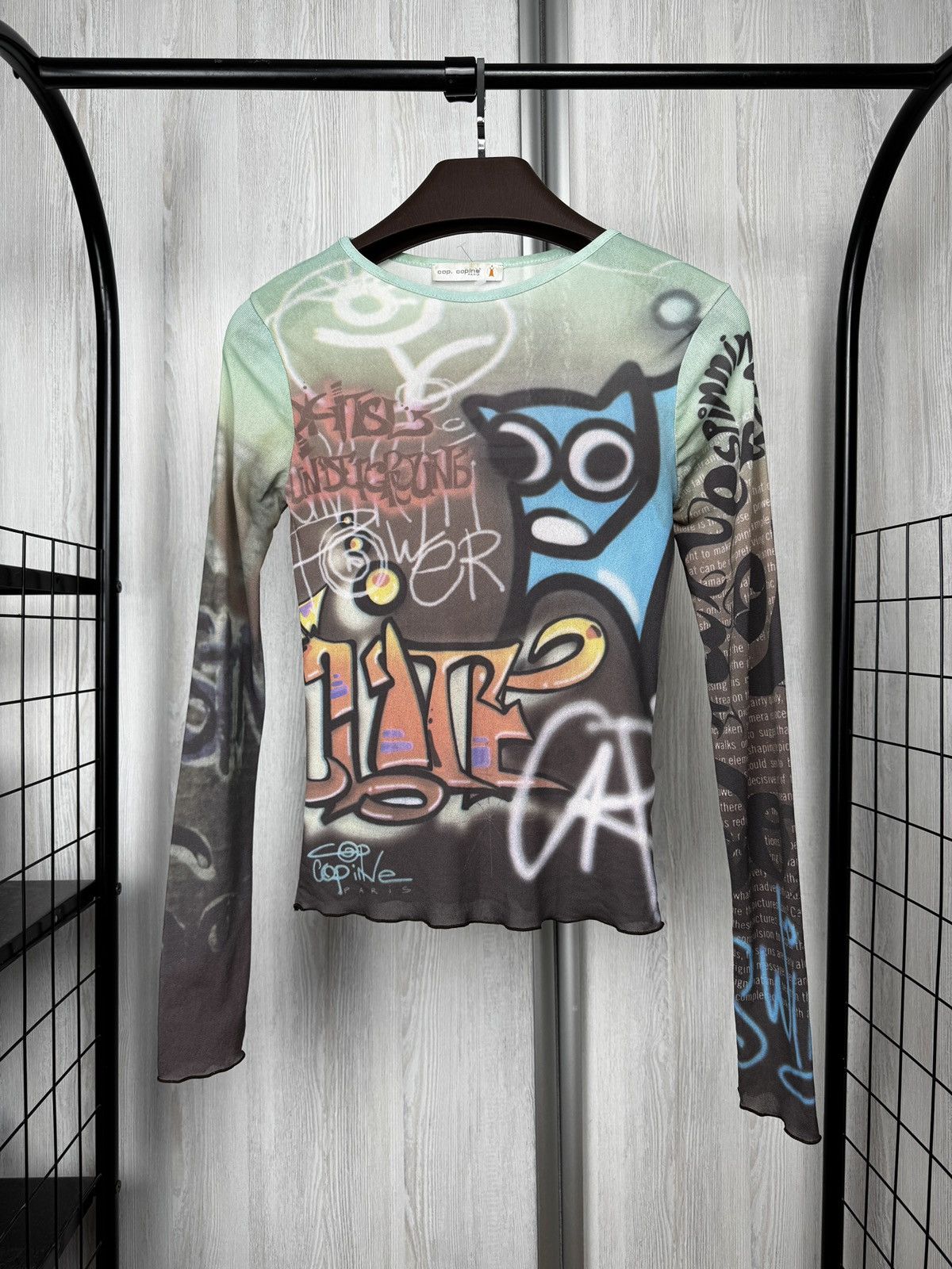 Cop Copine × Designer Presumed Cop Copine | Sheer Long Sleeve T