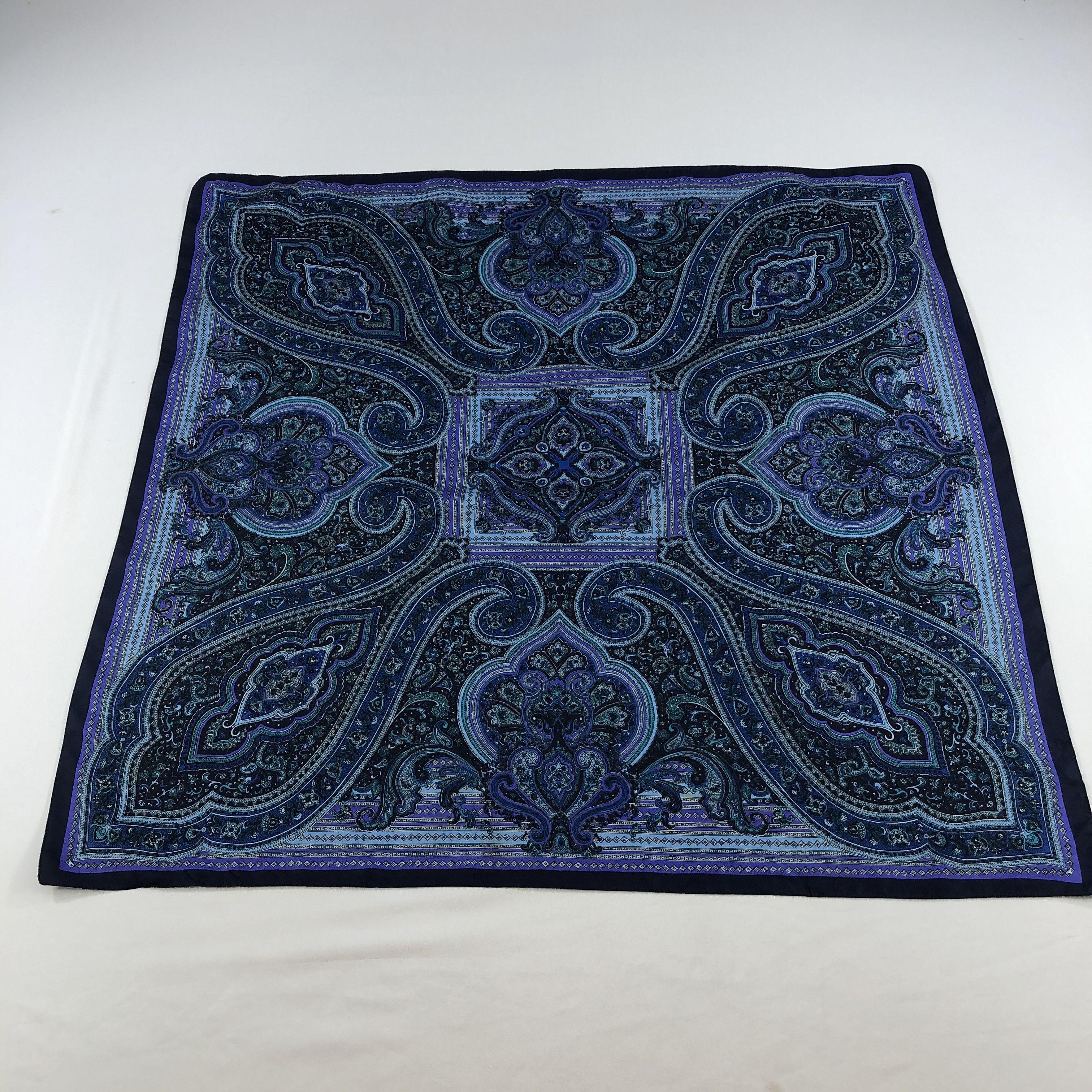 Vintage Tie Rack Paisley Scarf M327 Size ONE SIZE - 2 Thumbnail