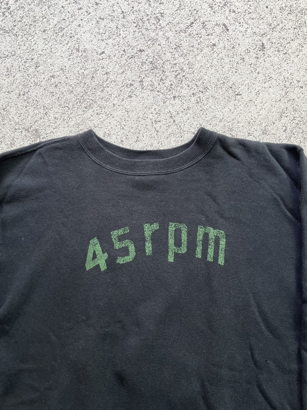 45rpm 45rpm Sweatshirt 45rpm Spell Out Crewneck Sweater Size US M / EU 48-50 / 2 - 3 Thumbnail