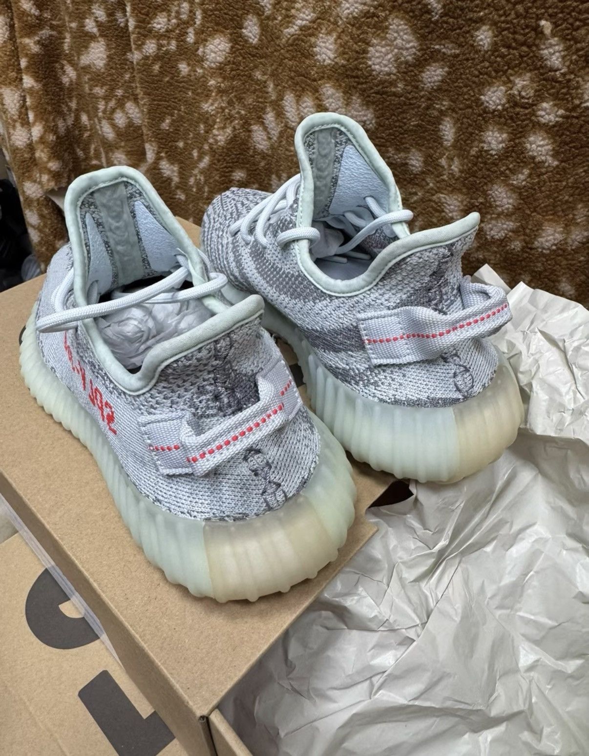 Adidas Adidas Yeezy 350 Blue Tint K37 Size US 8 / EU 41 - 3 Thumbnail