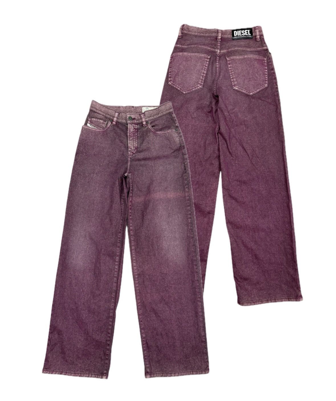 Vintage Diesel Waxed Mharki Y2K Wide Fit Baggy