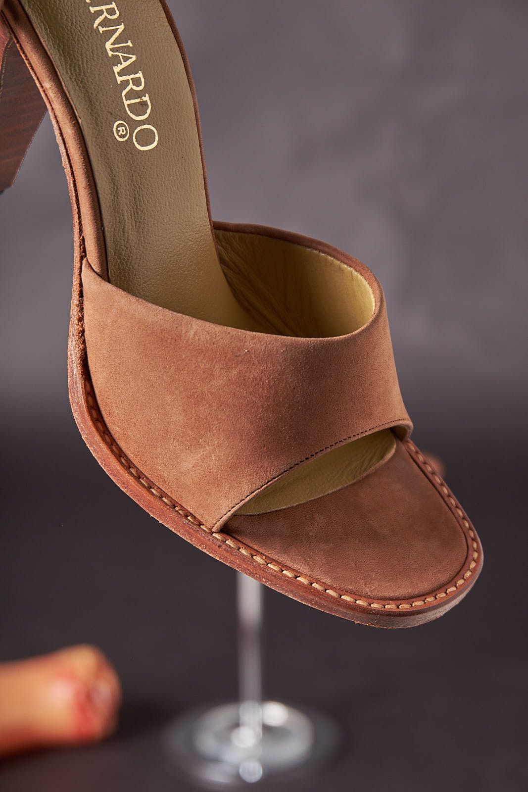 1970s Tan Bernardo Heels Sandals