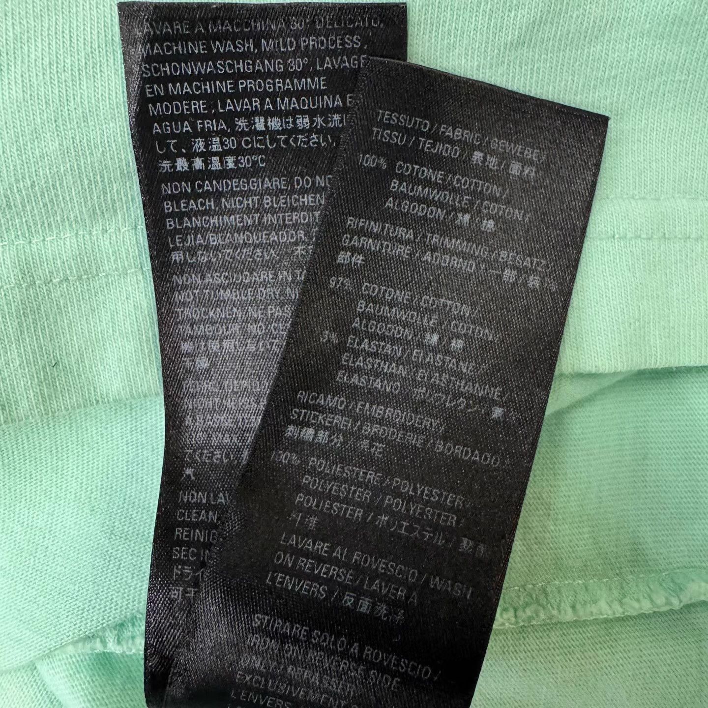 Balenciaga Balenciaga Mint Green Short Sleeve T‑shirt Q10 Size US M / EU 48-50 / 2 - 3 Thumbnail