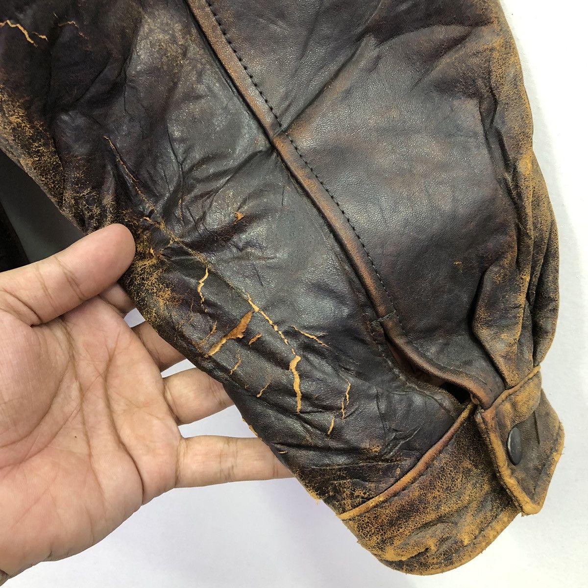 Japanese Brand Vintage Sub Urban Tokyo Sheepskin Leather Jacket Size US M / EU 48-50 / 2 - 16 Thumbnail