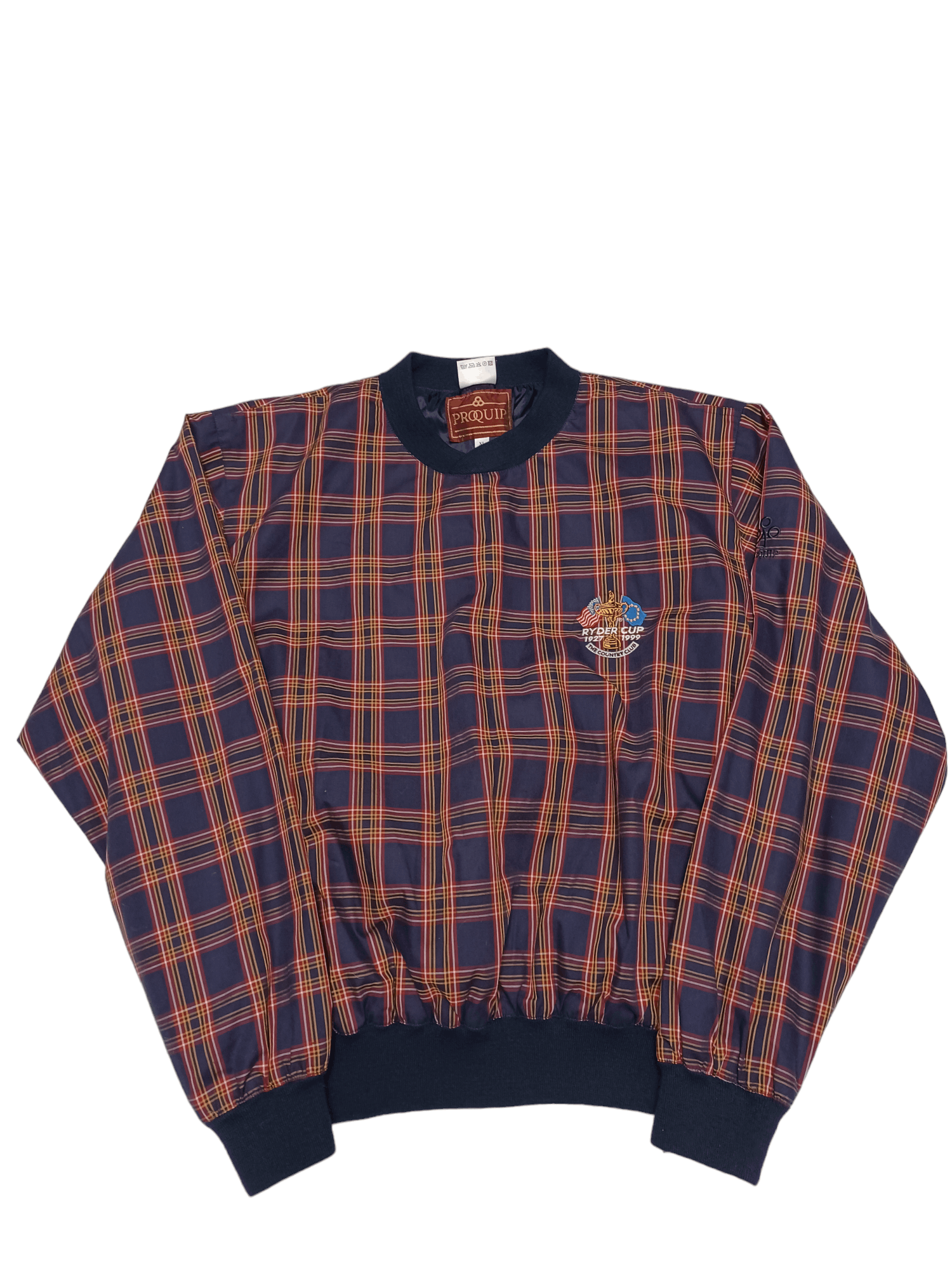 Other 1999 VINTAGE CHECKERED PROQUIP MADE IN PORTUGAL NYLON SSHIRT Size US XL / EU 56 / 4 - 1 Thumbnail