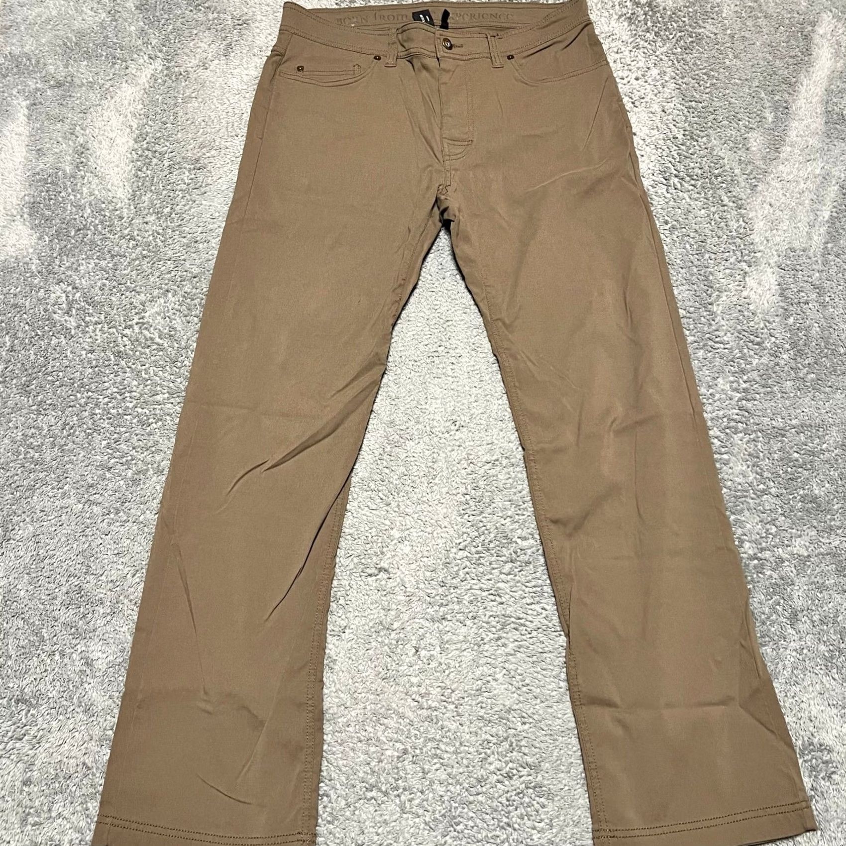 Prana Prana Brion Pants Mens 34 x32 Brown Nylon Hiking Outdoor Gorp 34x31 Inseam 31 Chino Mens Brown Size US 34 / EU 50 - 2 Thumbnail