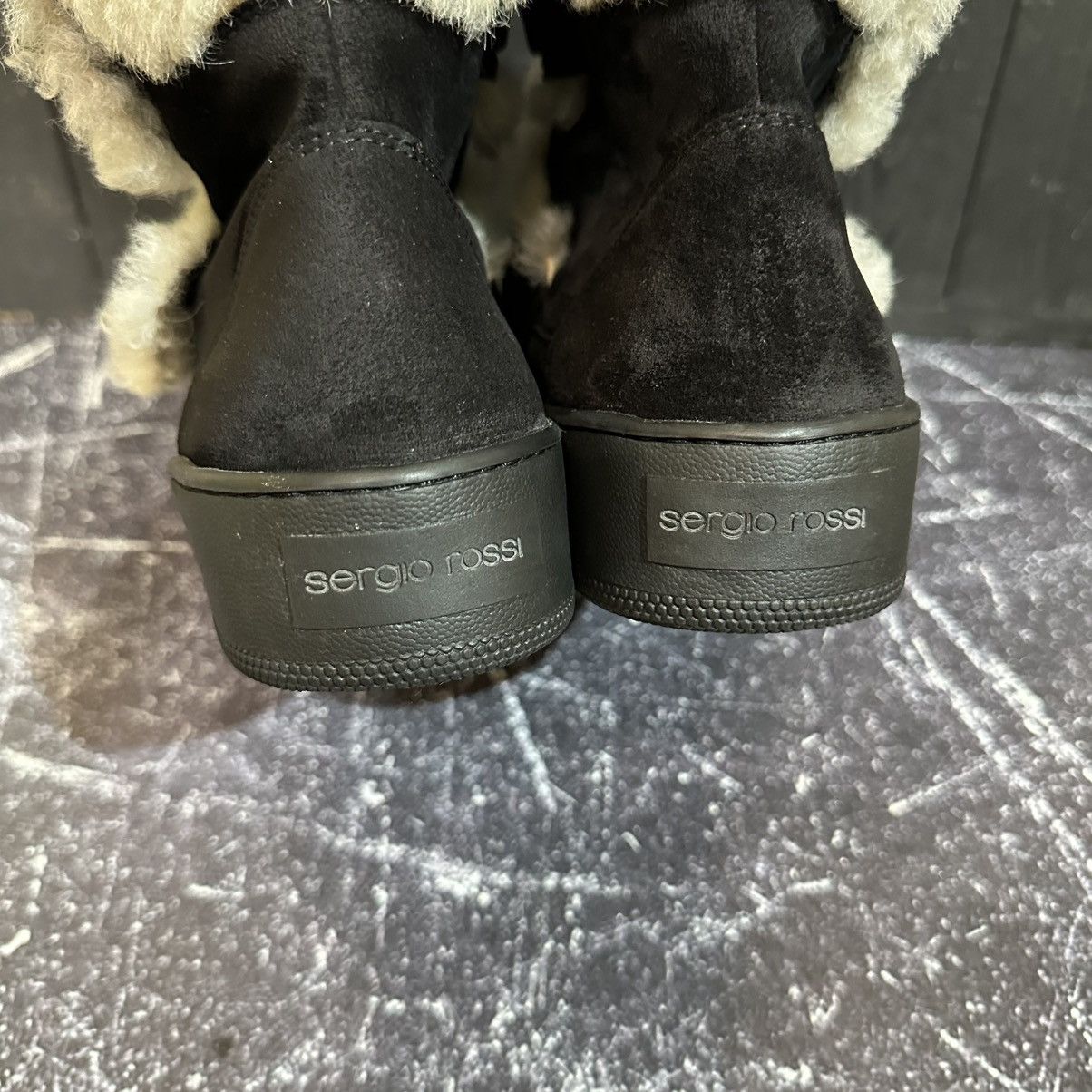 Sergio Rossi SERGIO ROSSI Women’s Warm Suede Boots Size 38 Size US 8 / IT 38 - 8 Thumbnail
