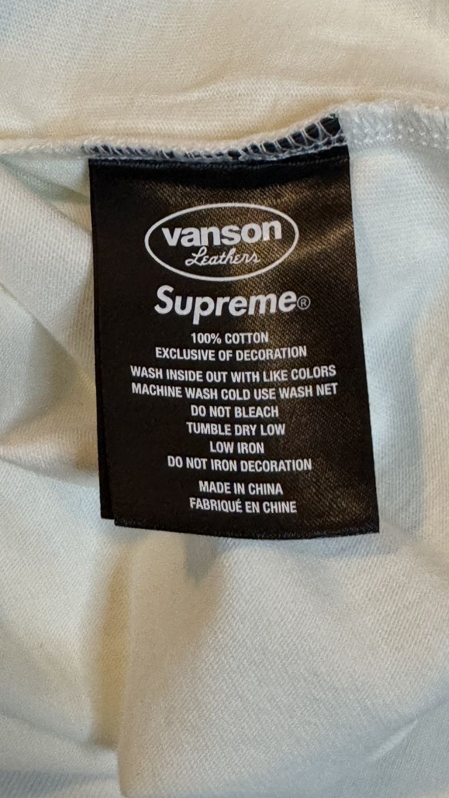 Supreme × Vanson Leathers Supreme x Vanson Leathers L/S Top Size US XXL / EU 58 / 5 - 8 Thumbnail
