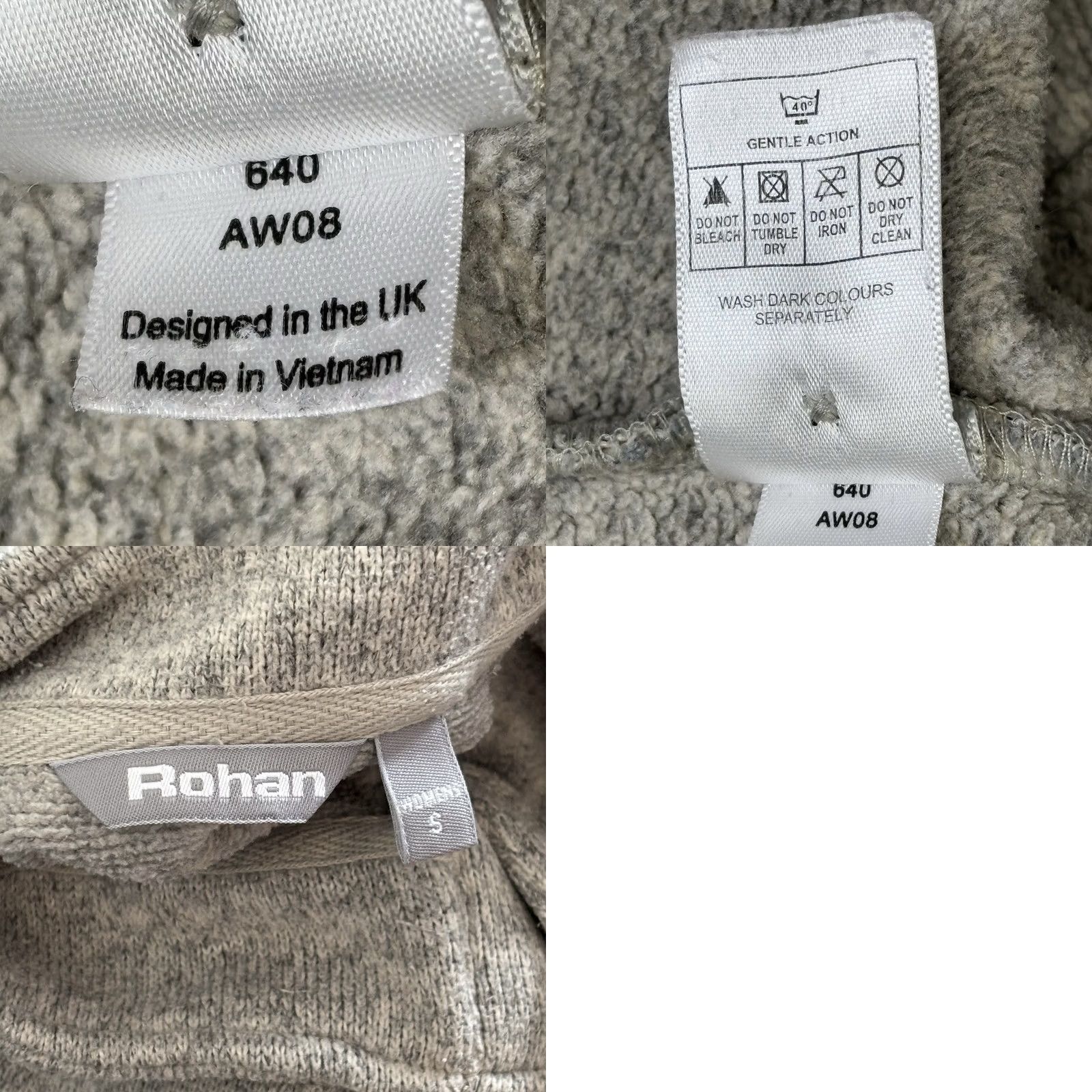 Vintage Rohan pathway jumper Small Women’s Grey mix 1/4 Button fleece pullover Pullover Knit Size S / US 4 / IT 40 - 8 Thumbnail
