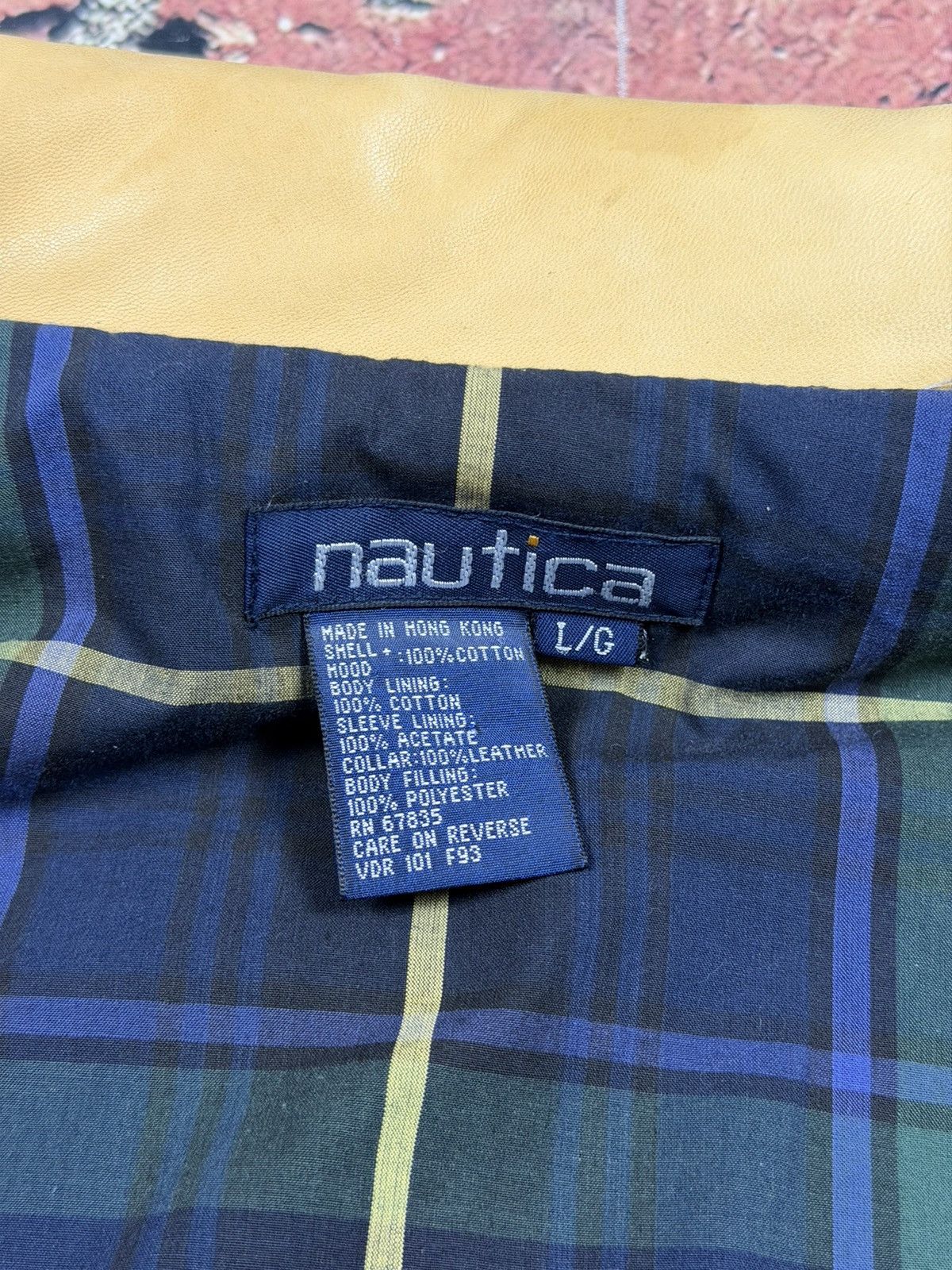 Nautica Vintage Nautica Sailing Jacket Leather Collar Roll Hood Zip Size US L / EU 52-54 / 3 - 12 Thumbnail
