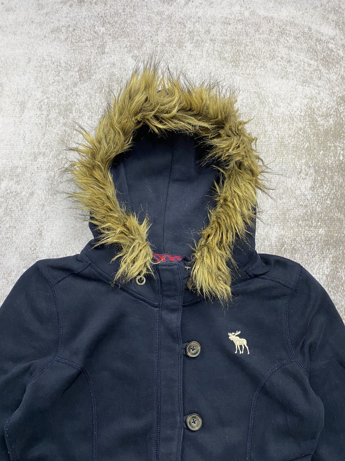If Six Was Nine × Japanese Brand × Le Grande Bleu (L.G.B.) 2000s Abercombie fauxfur ifsixwasnine style hoodie Size US M / EU 48-50 / 2 - 2 Thumbnail