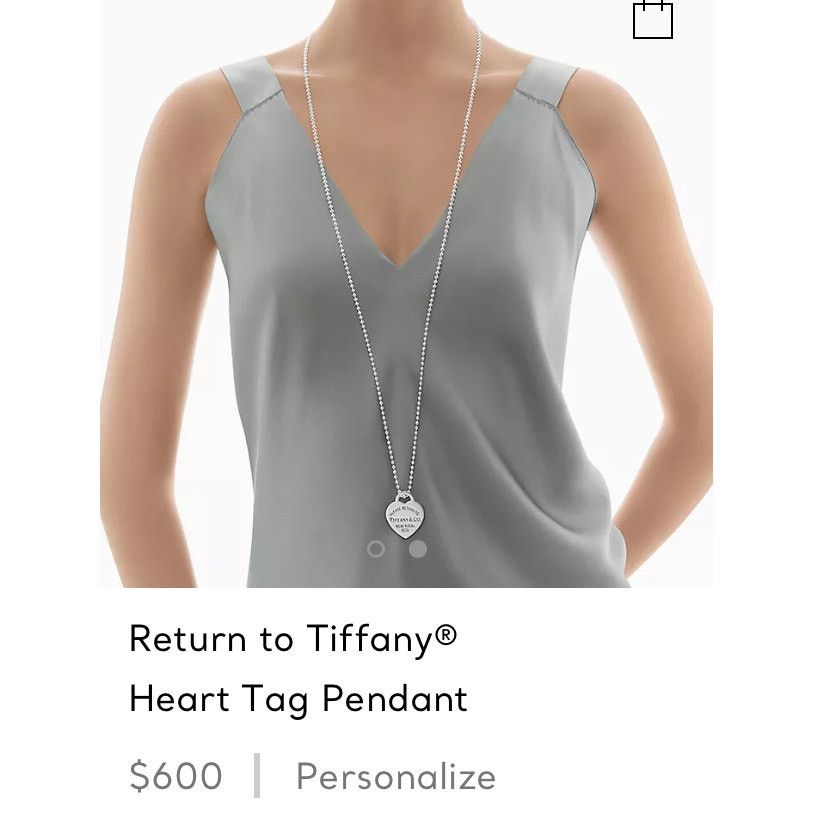 Tiffany & Co. TIFFANY & CO 34" Return to Tiffany Heart Pendant Necklace Size ONE SIZE - 2 Thumbnail