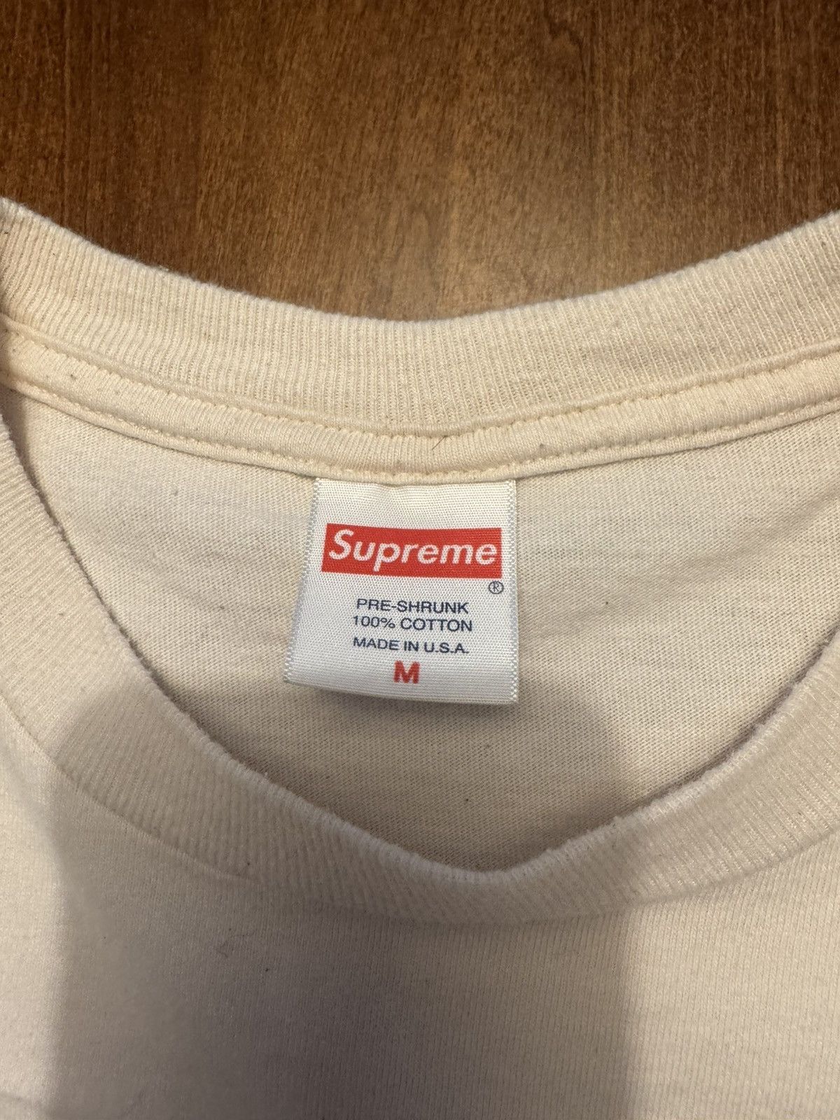 Supreme Supreme logo t shirt Size US M / EU 48-50 / 2 - 3 Thumbnail